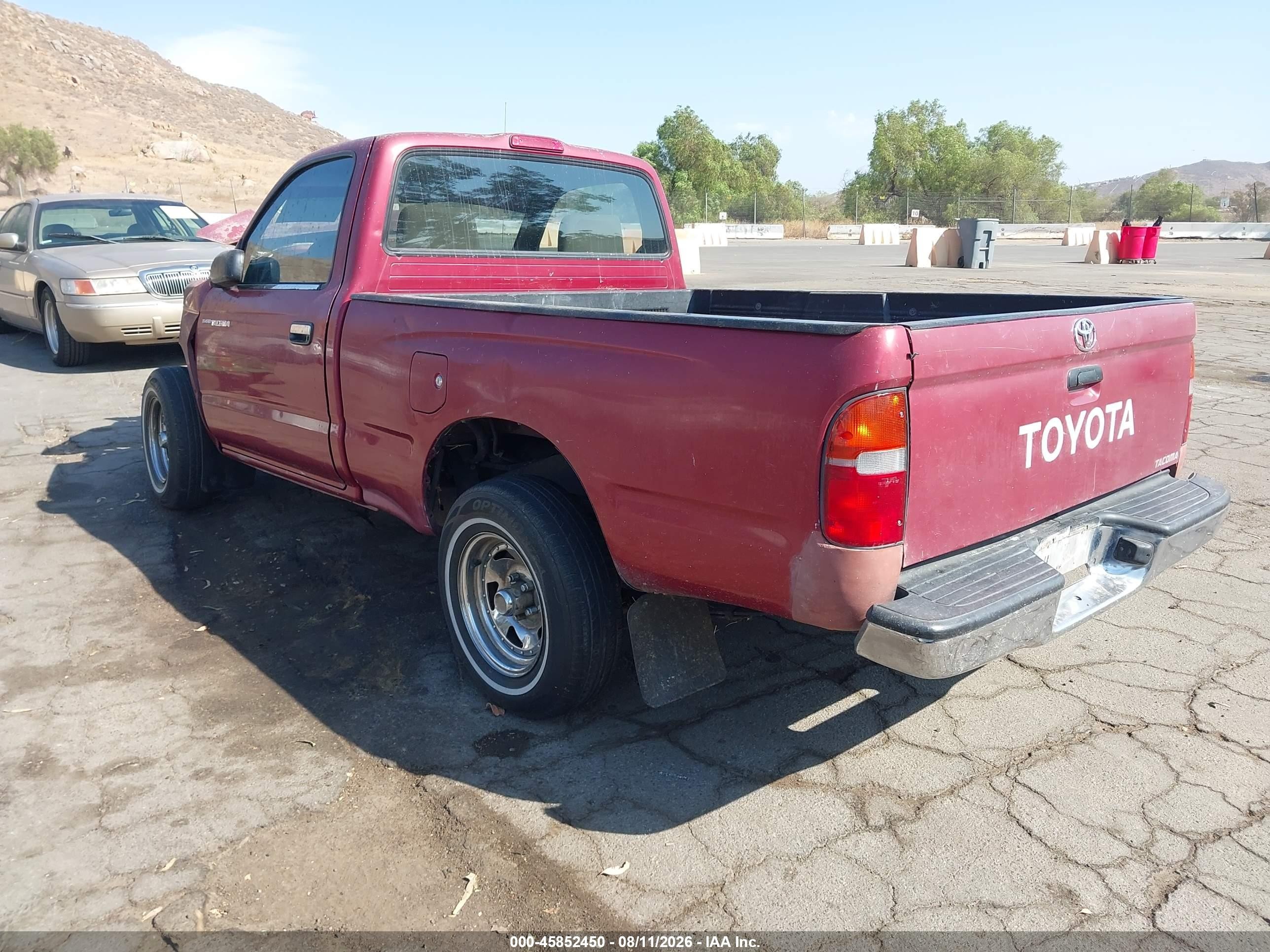 1997 Toyota Tacoma   Red vin: 4TANL42NXVZ236960