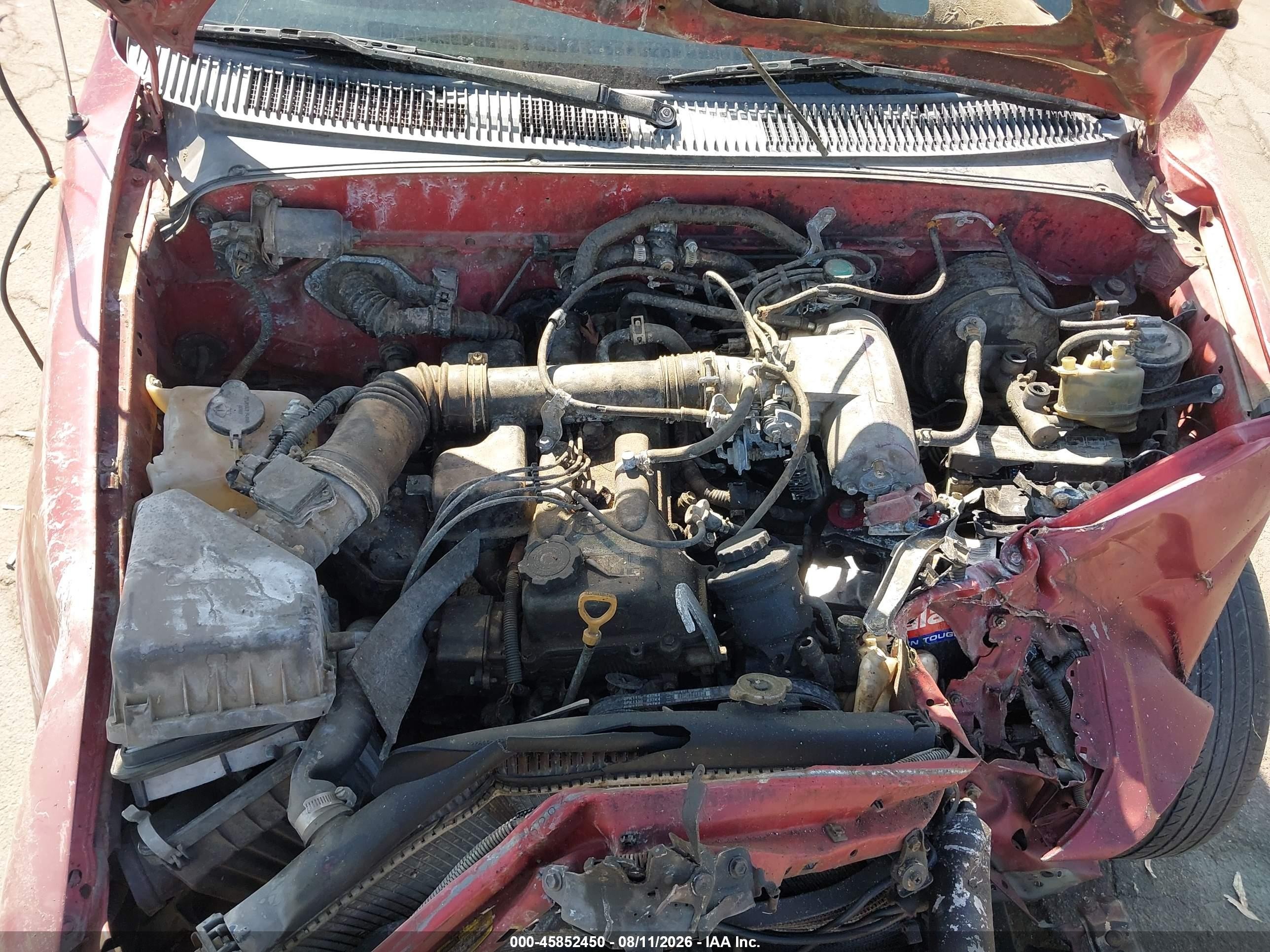 1997 Toyota Tacoma   Red vin: 4TANL42NXVZ236960