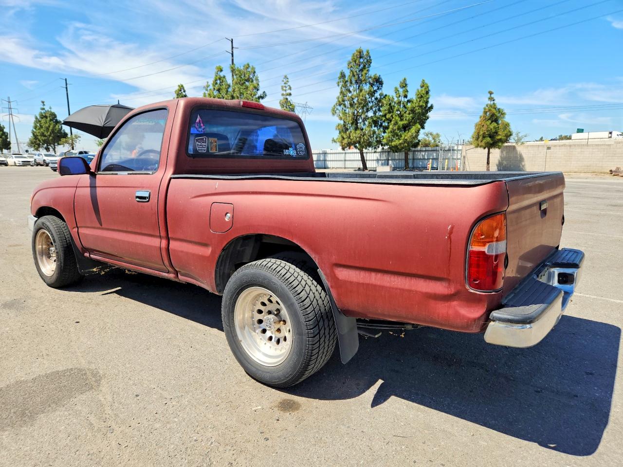 1998 Toyota Tacoma Base Burgundy vin: 4TANL42NXWZ071199