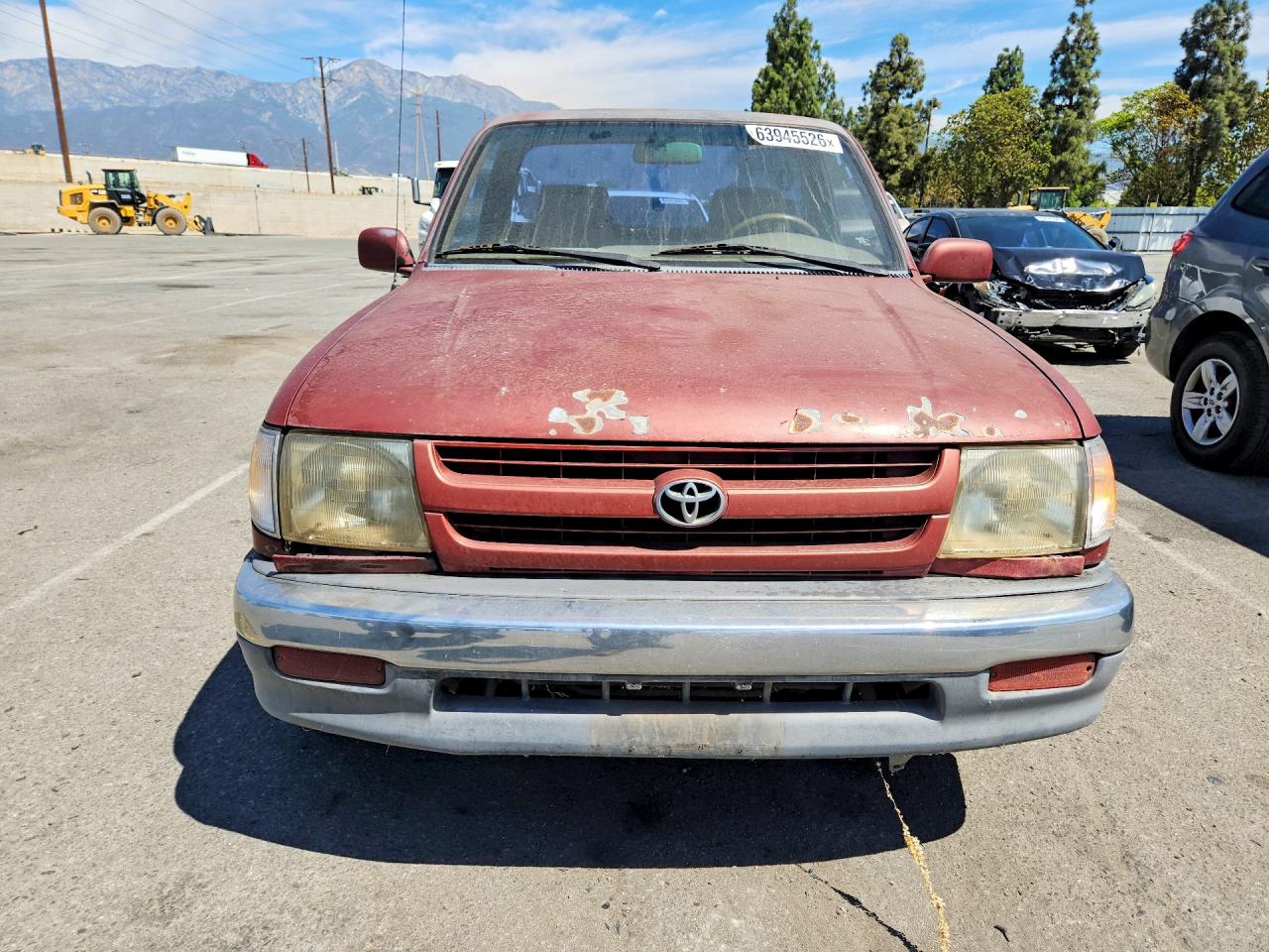 1998 Toyota Tacoma Base Burgundy vin: 4TANL42NXWZ071199