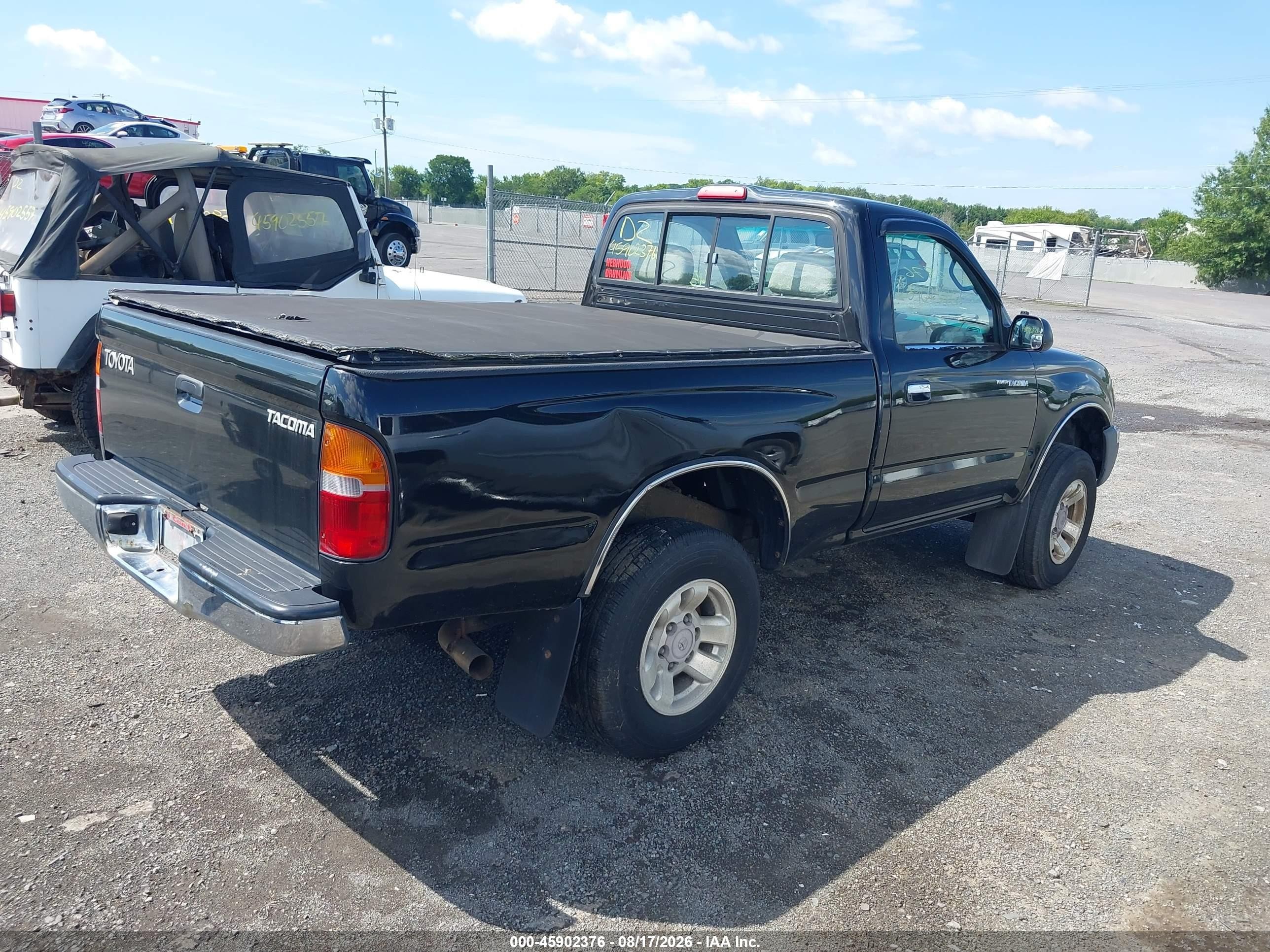 2000 Toyota Tacoma Prerunner Черный vin: 4TANM92N0YZ606893