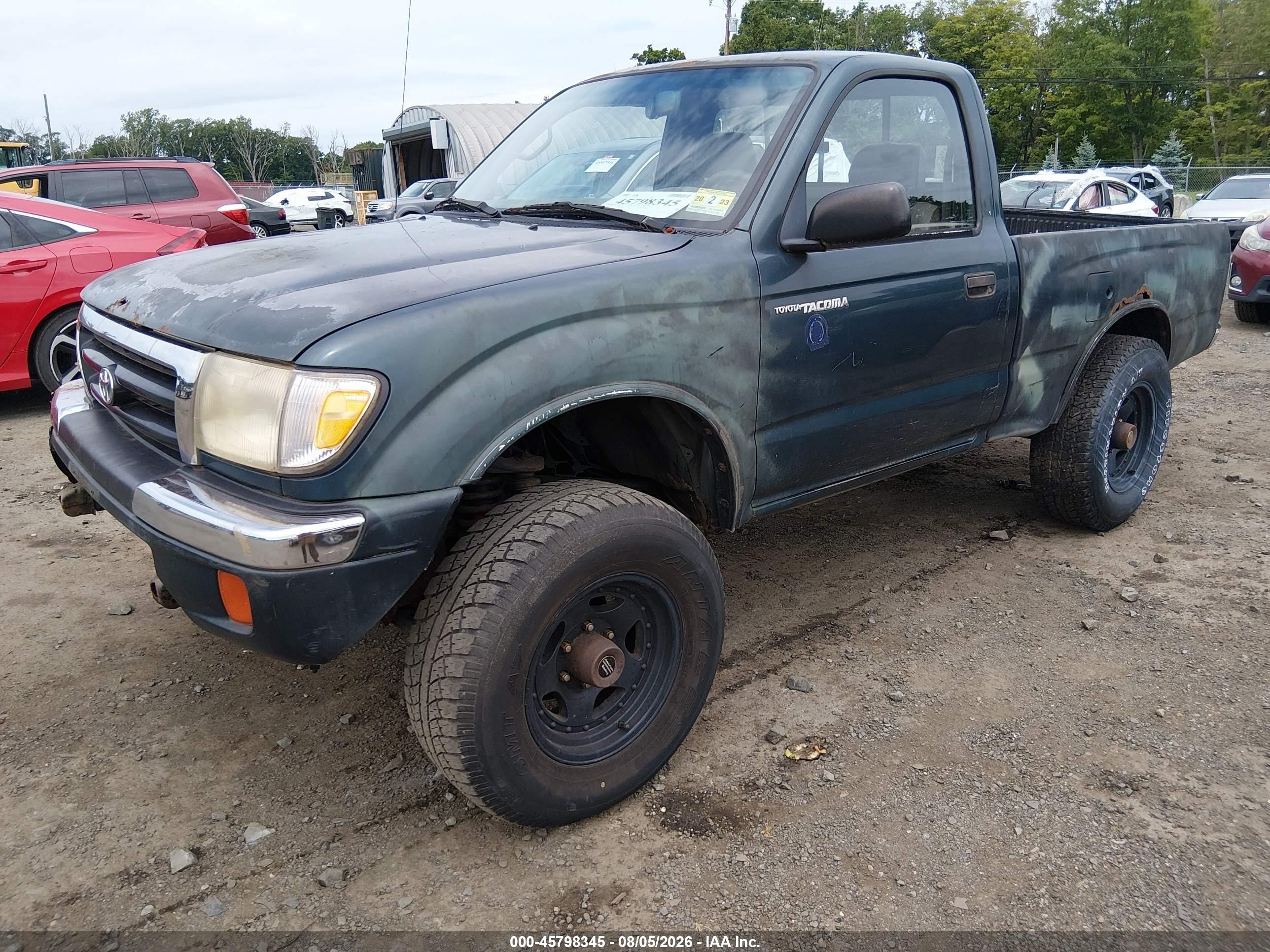 1998 Toyota Tacoma   Green vin: 4TAPM62N0WZ006069
