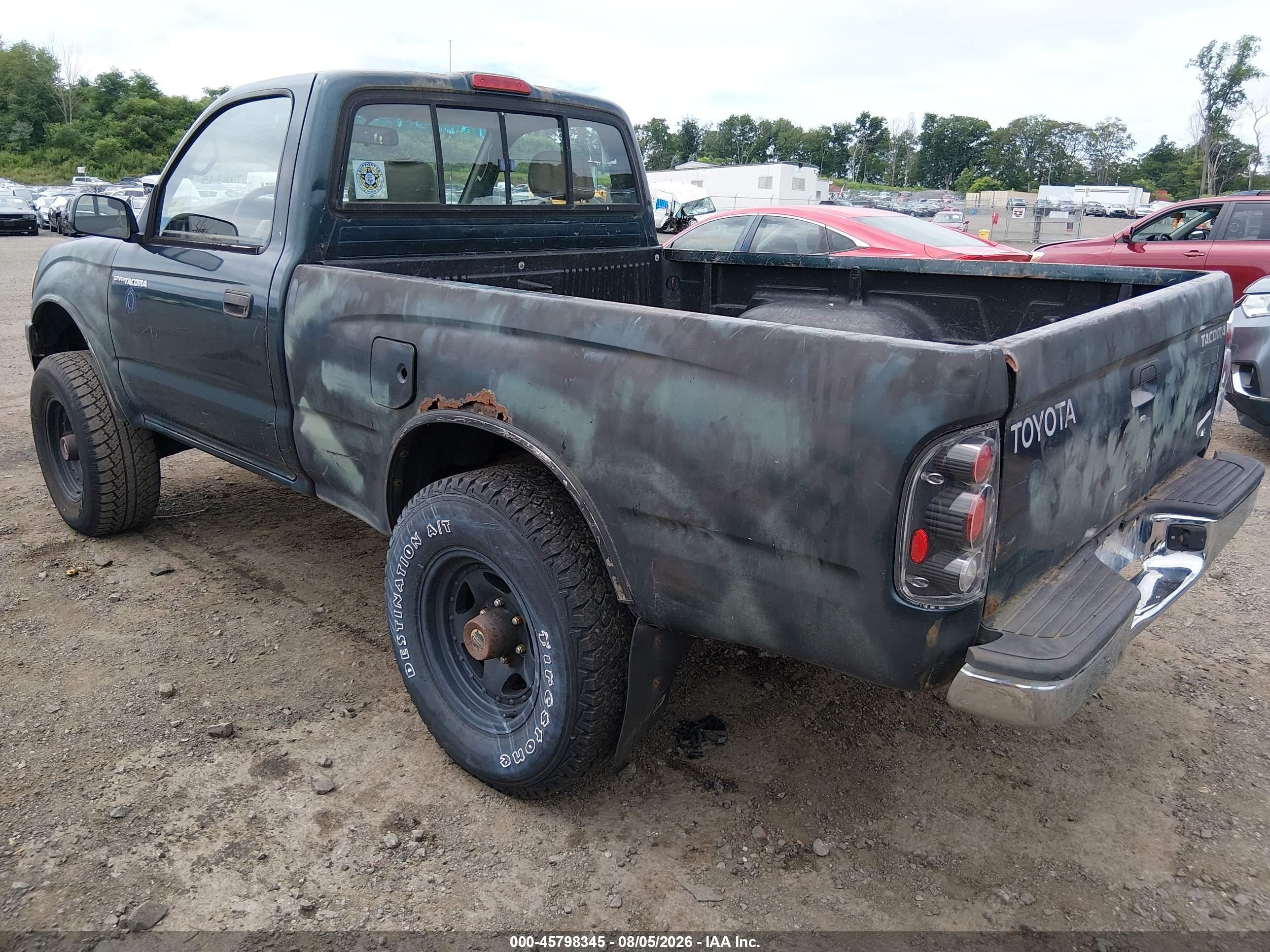 1998 Toyota Tacoma   Green vin: 4TAPM62N0WZ006069