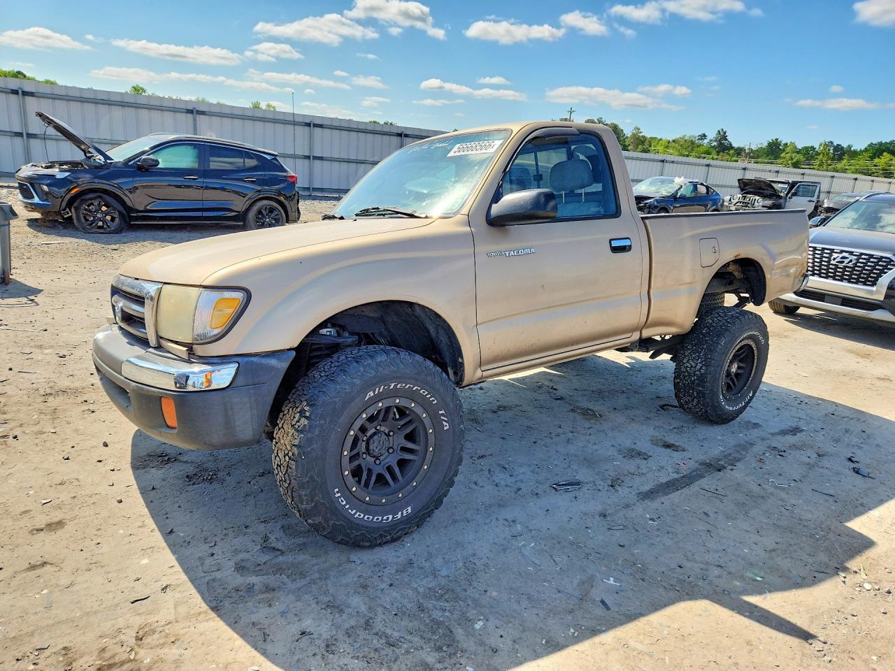 2000 Toyota Tacoma Base Золотой vin: 4TAPM62N1YZ588492