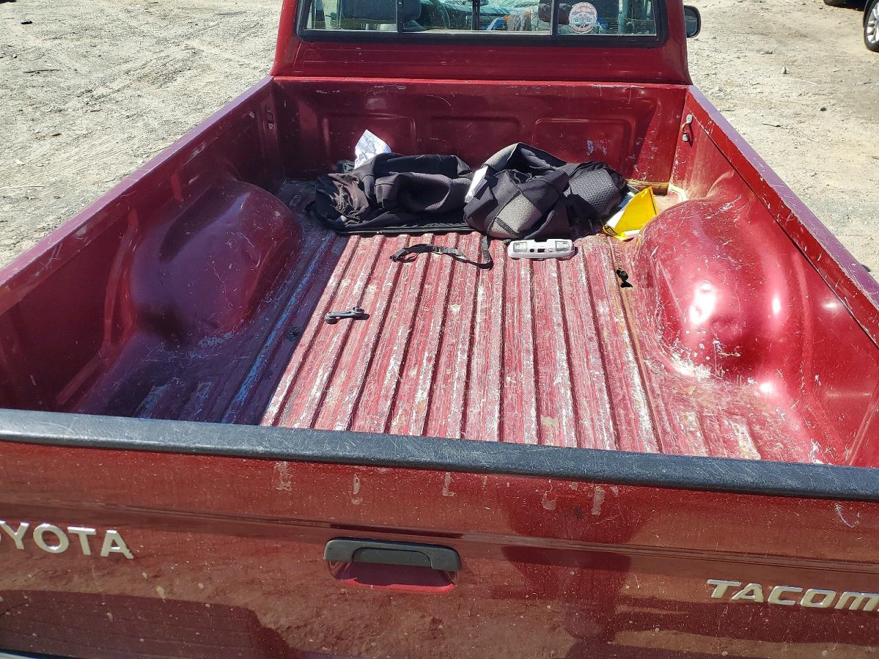 2000 Toyota Tacoma Base Burgundy vin: 4TAPM62N1YZ638632