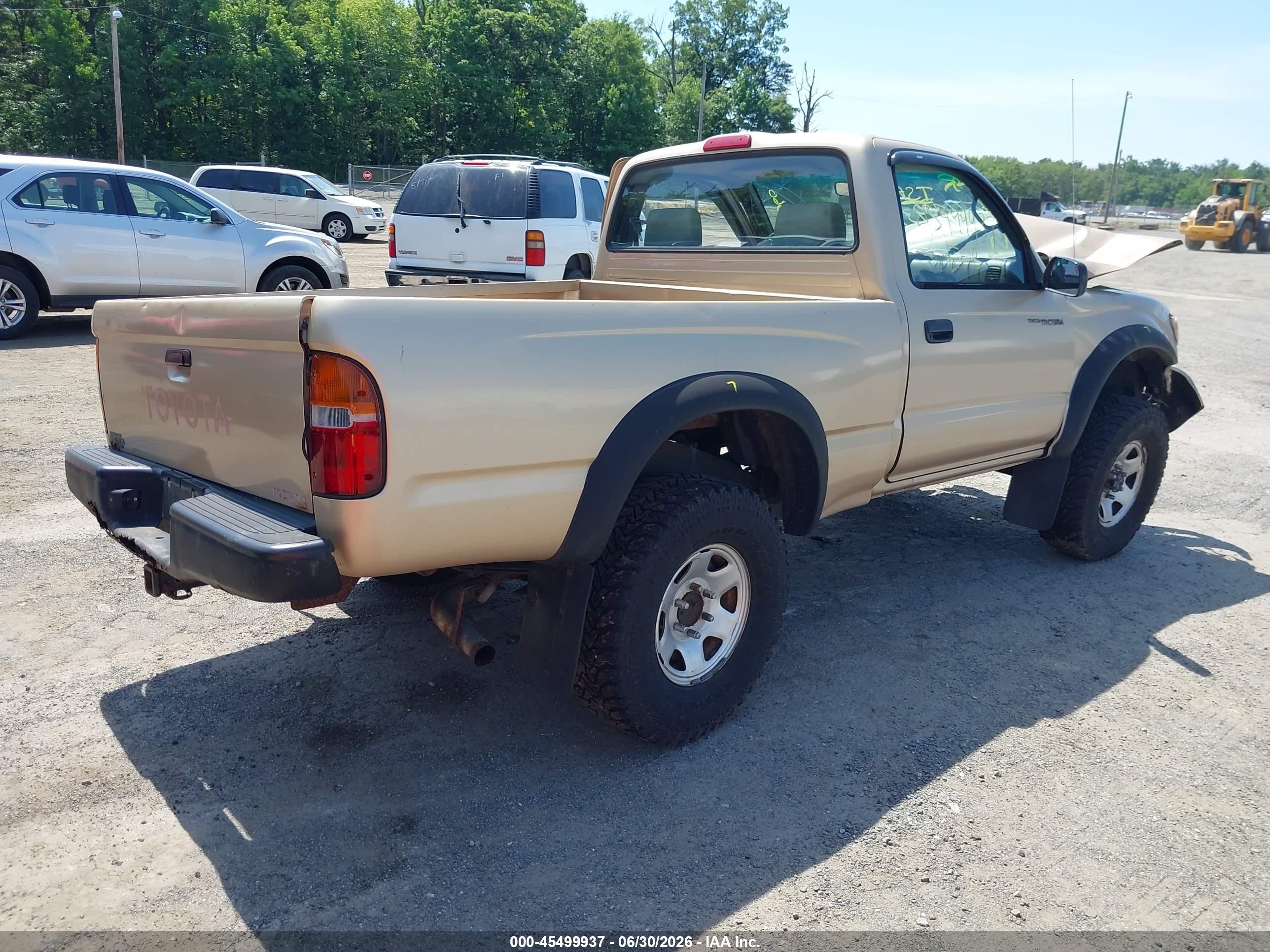 1996 Toyota Tacoma   Gold vin: 4TAPM62N2TZ121820