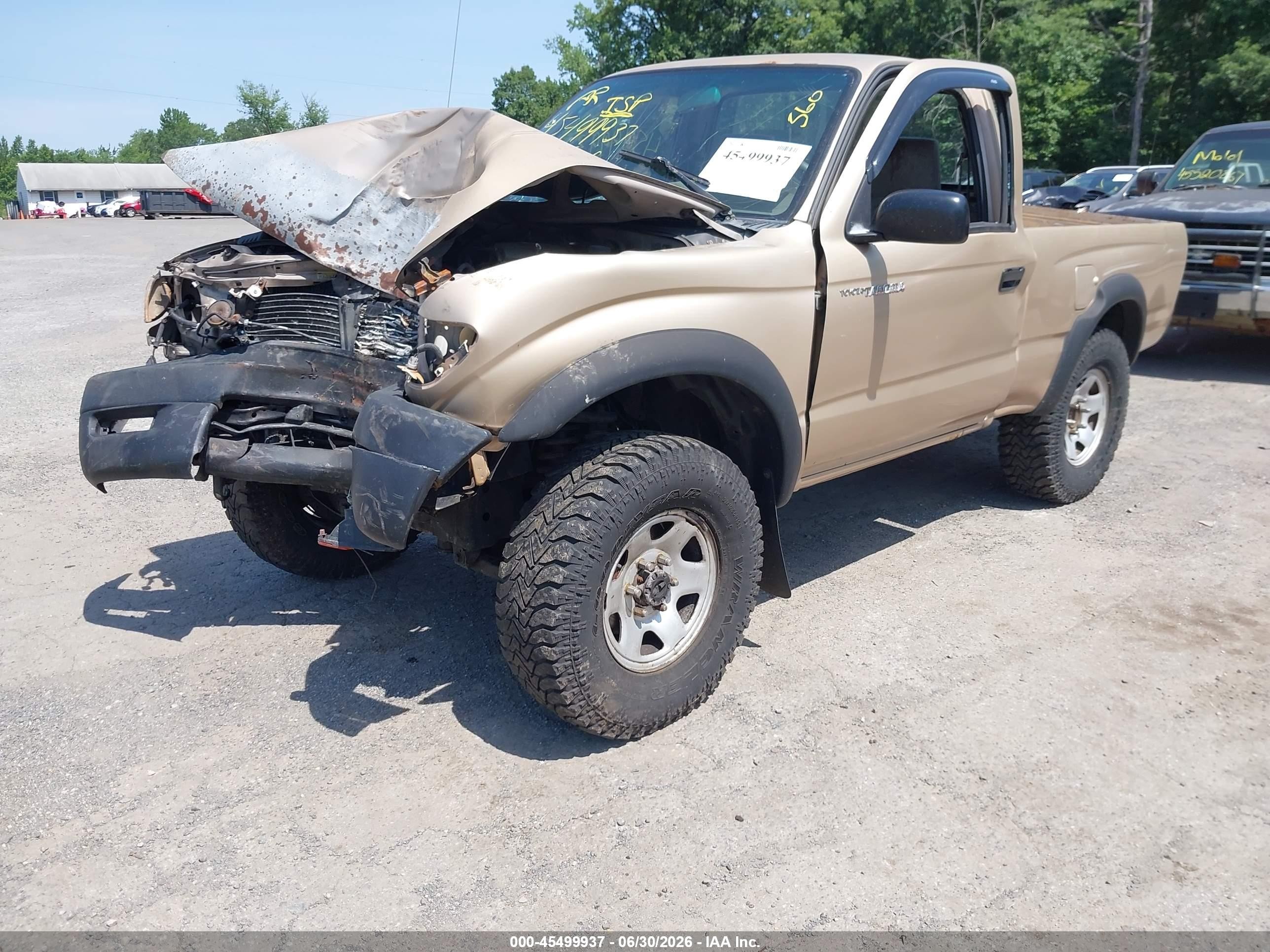 1996 Toyota Tacoma   Gold vin: 4TAPM62N2TZ121820