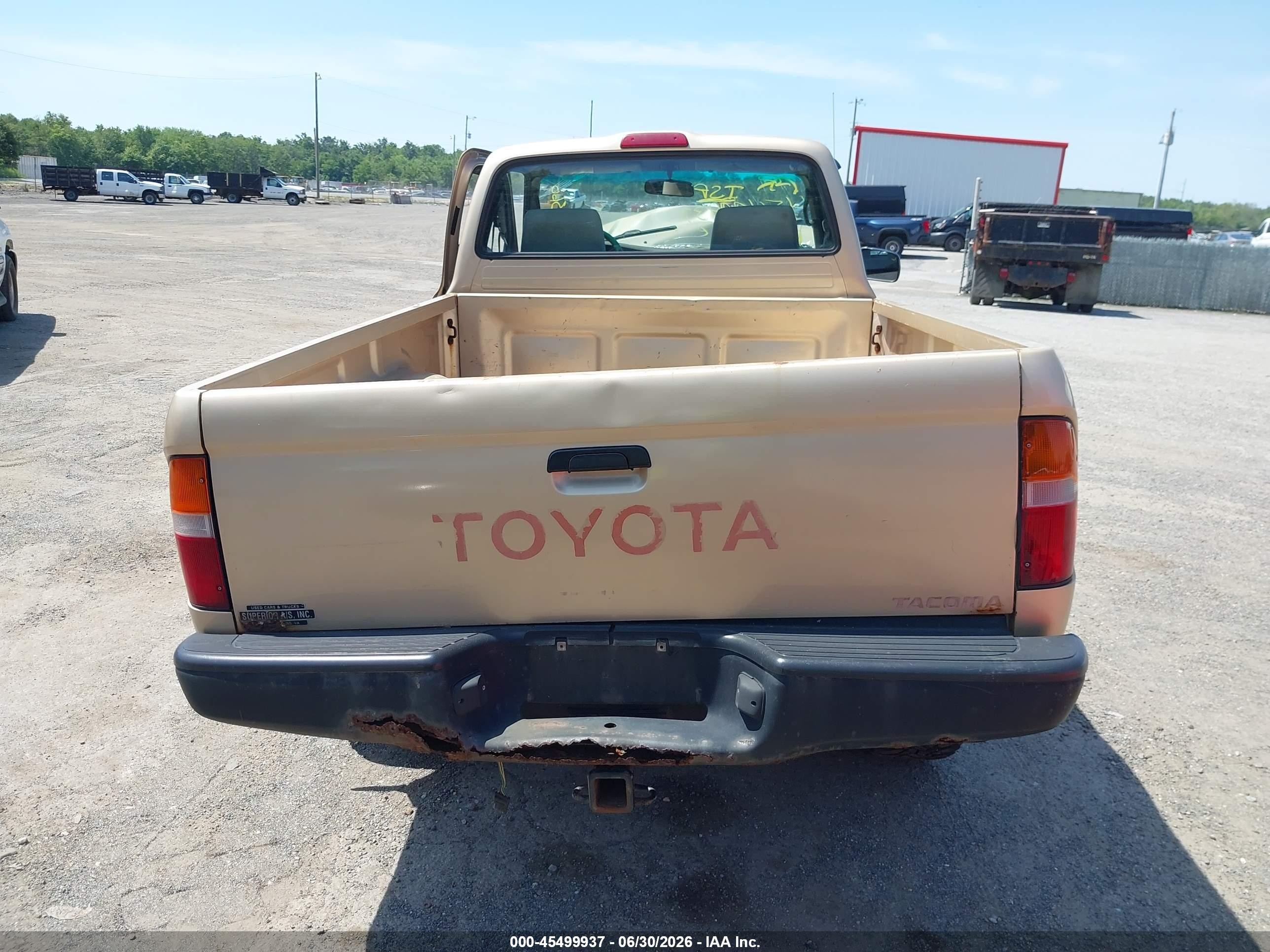 1996 Toyota Tacoma   Gold vin: 4TAPM62N2TZ121820