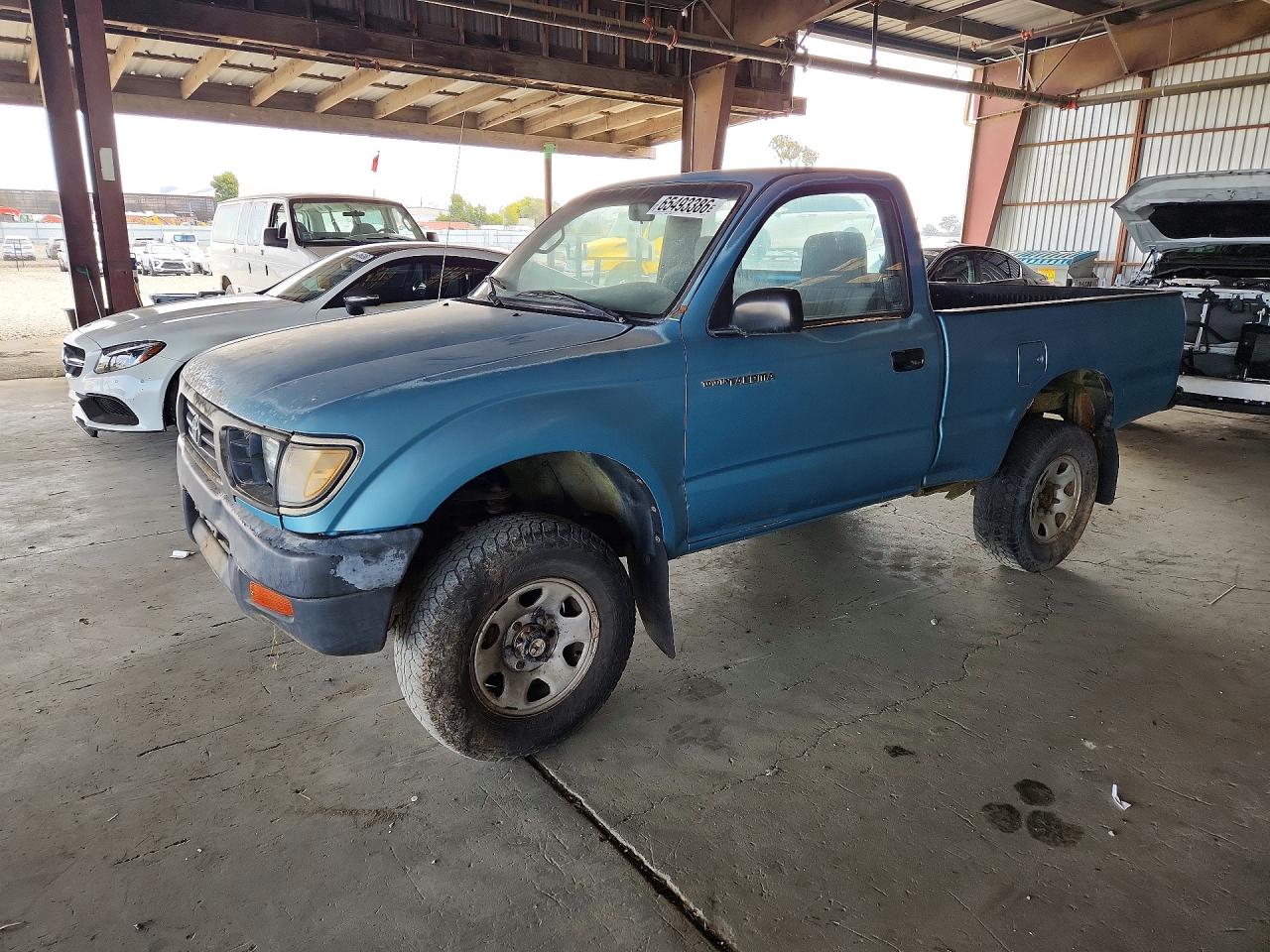 1996 Toyota Tacoma Base Blue vin: 4TAPM62N2TZ219231