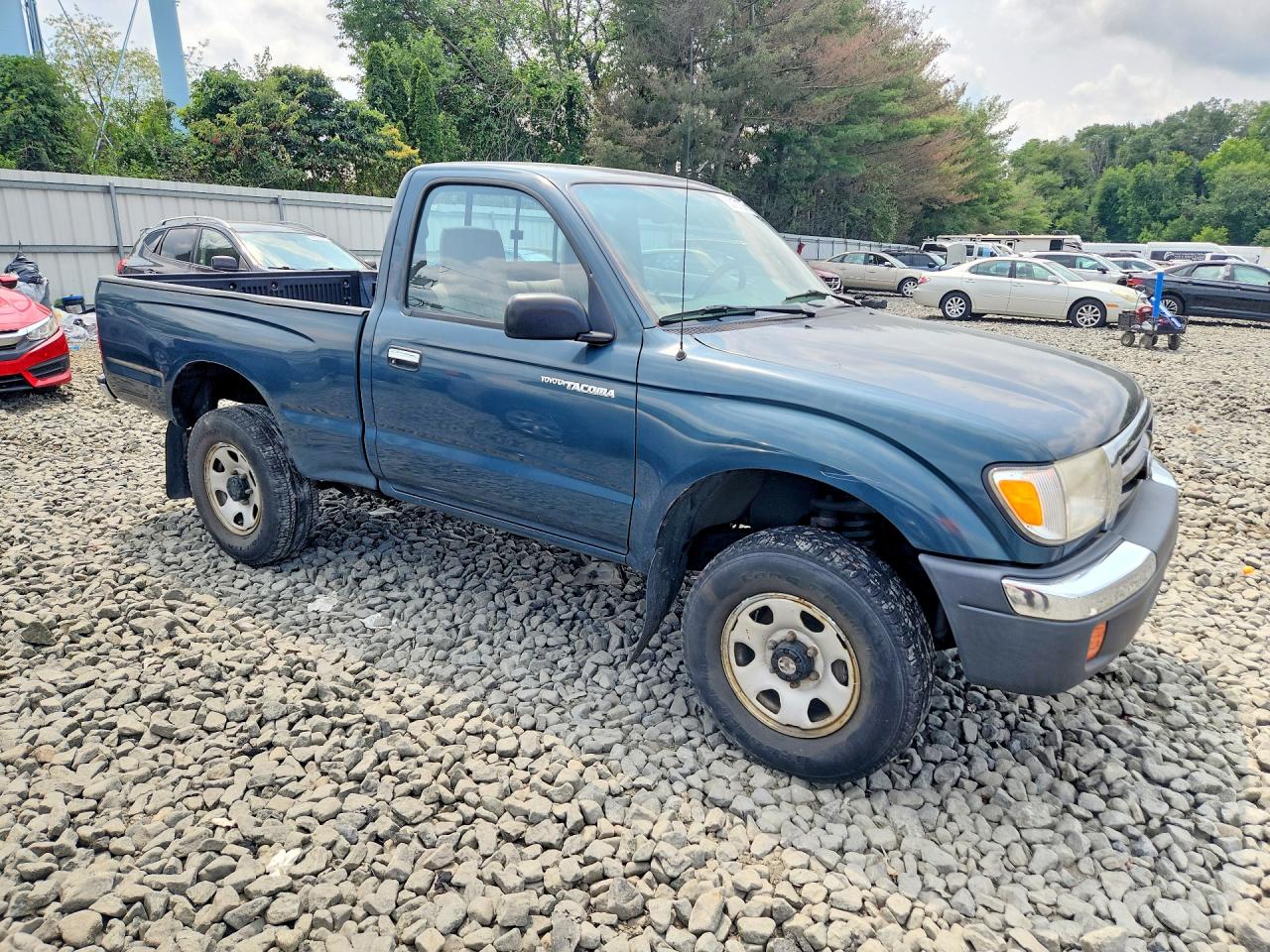 1998 Toyota Tacoma Base Синий vin: 4TAPM62N3WZ005837