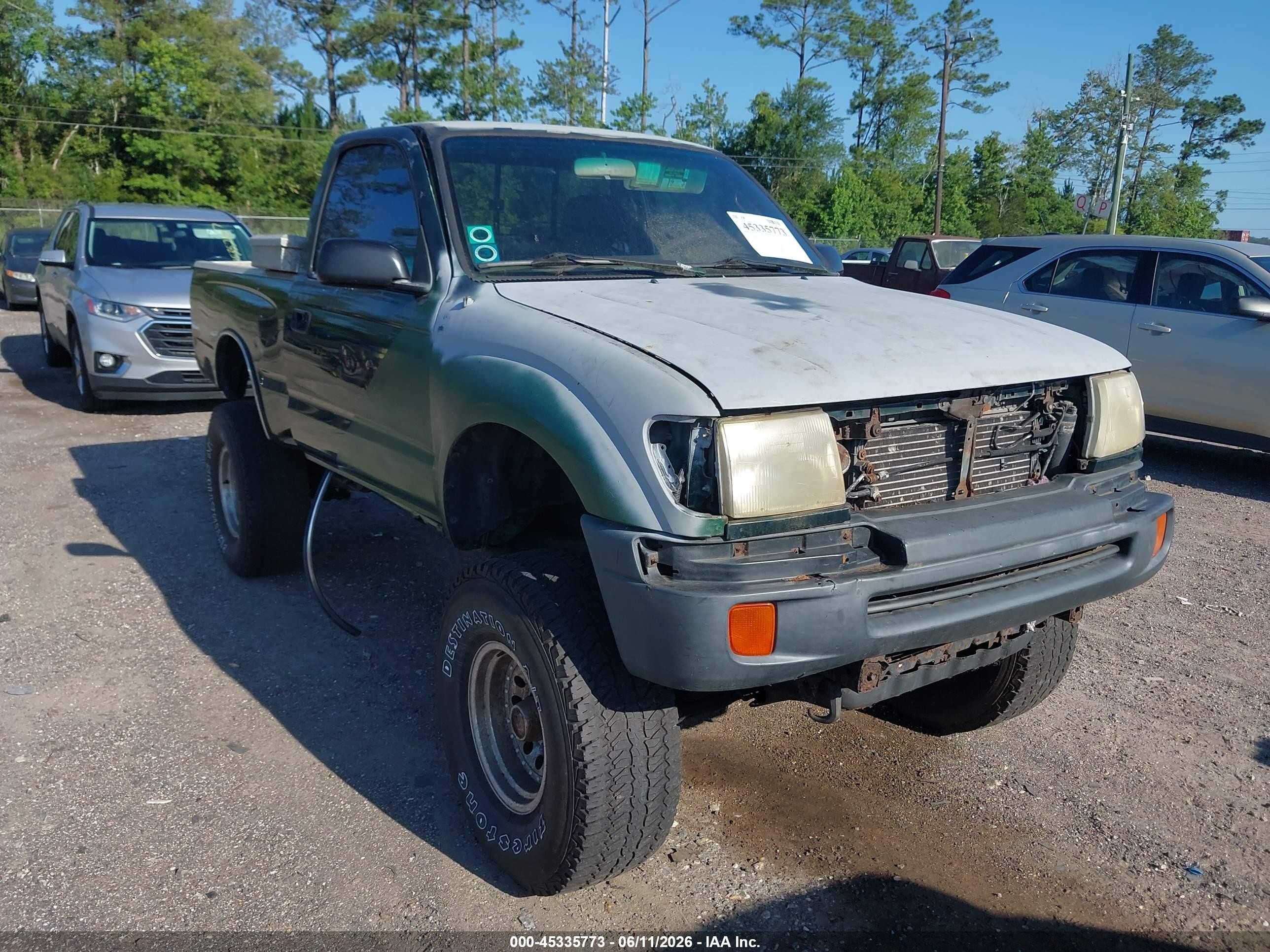 2000 Toyota Tacoma   Gray vin: 4TAPM62N3YZ638180