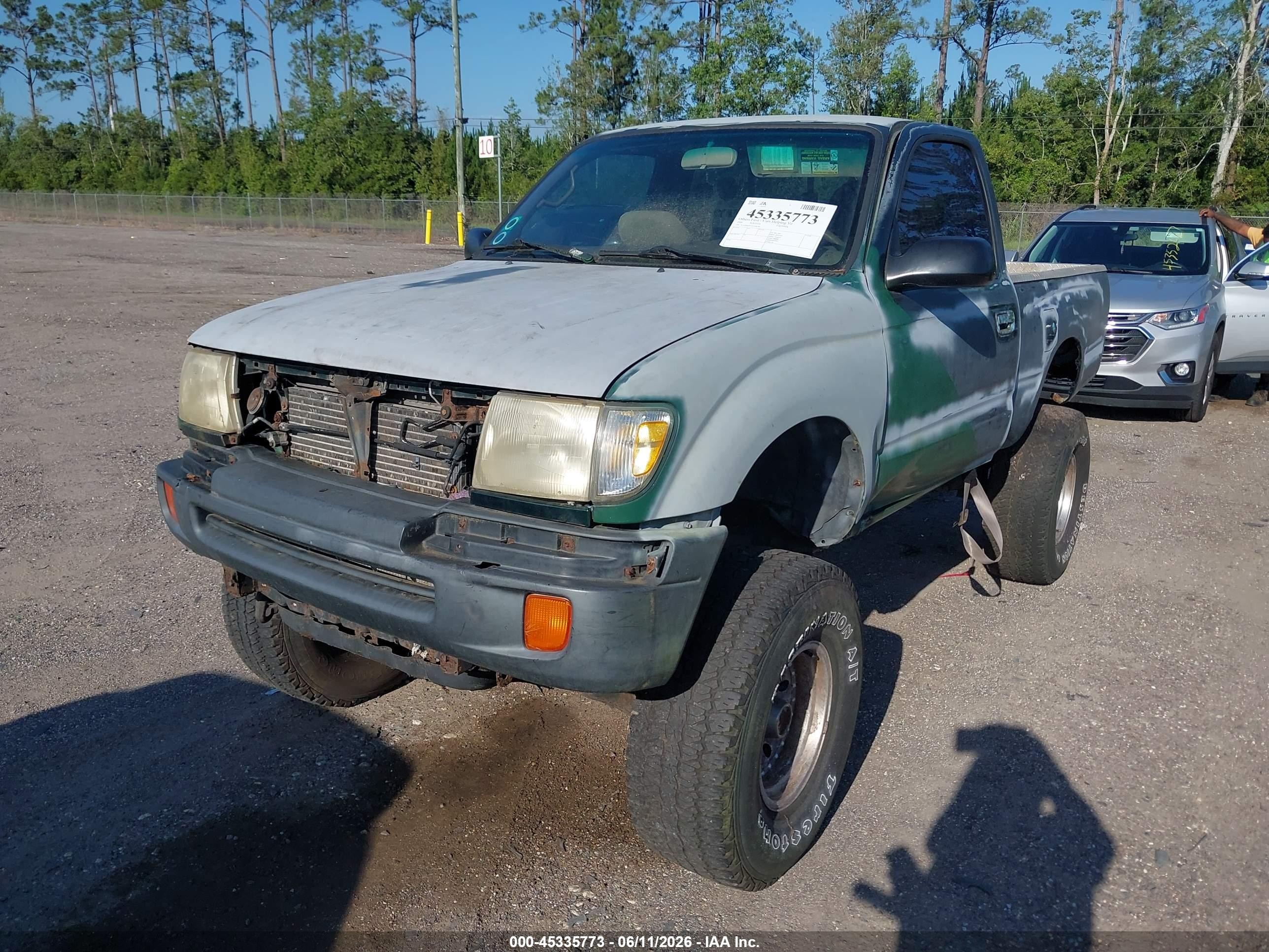 2000 Toyota Tacoma   Gray vin: 4TAPM62N3YZ638180