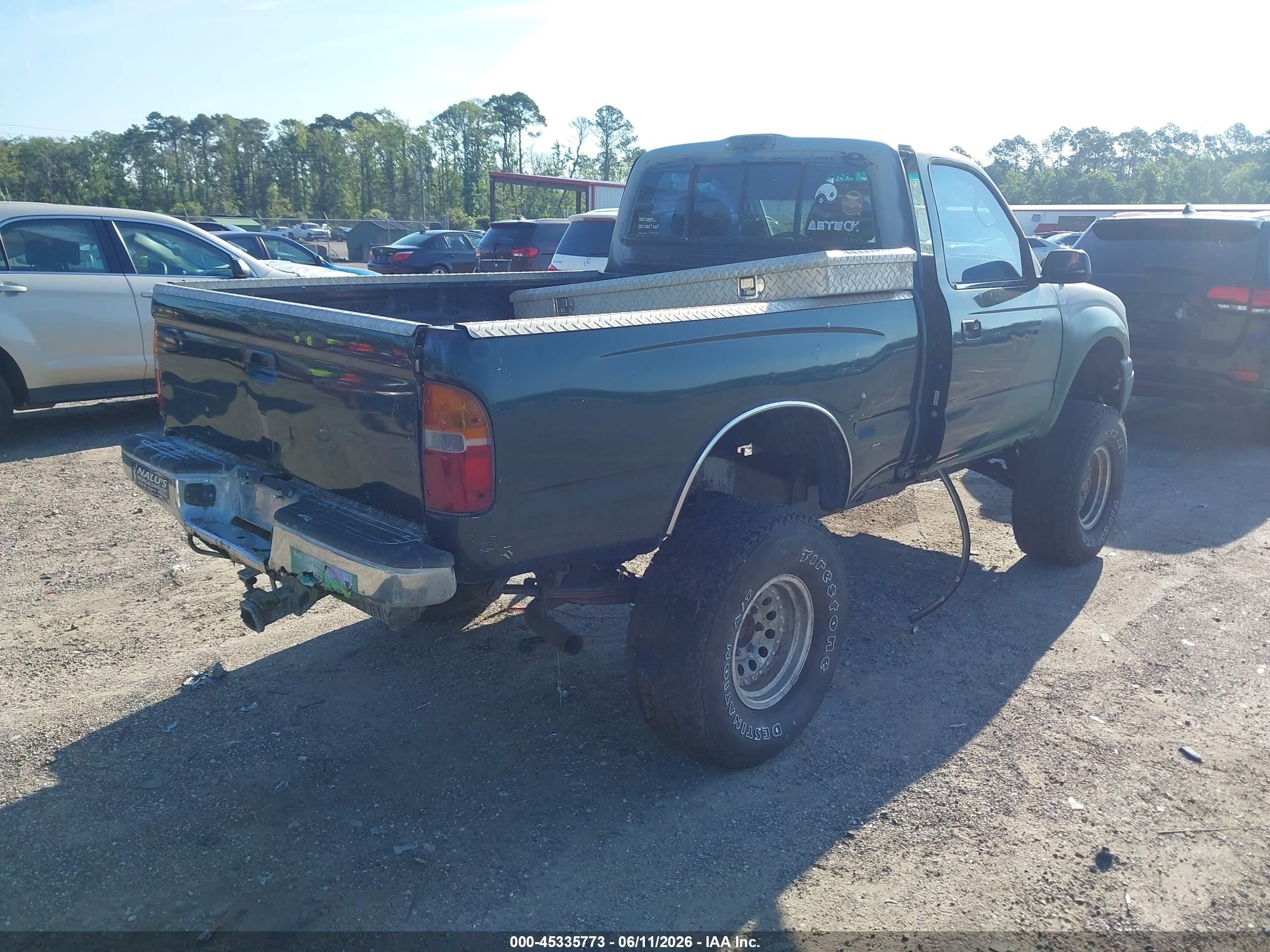 2000 Toyota Tacoma   Gray vin: 4TAPM62N3YZ638180