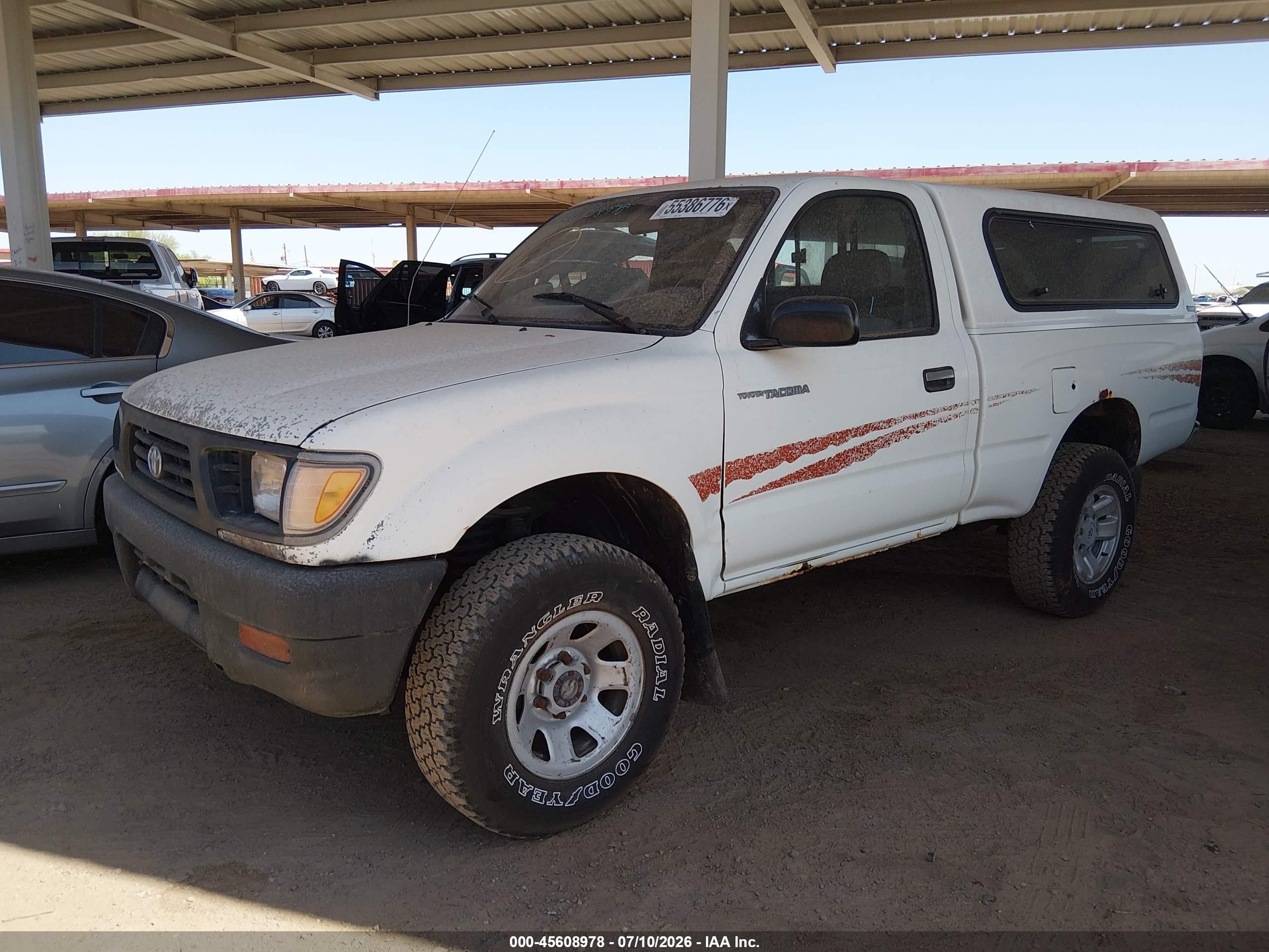 1996 Toyota Tacoma White vin: 4TAPM62N4TZ129918