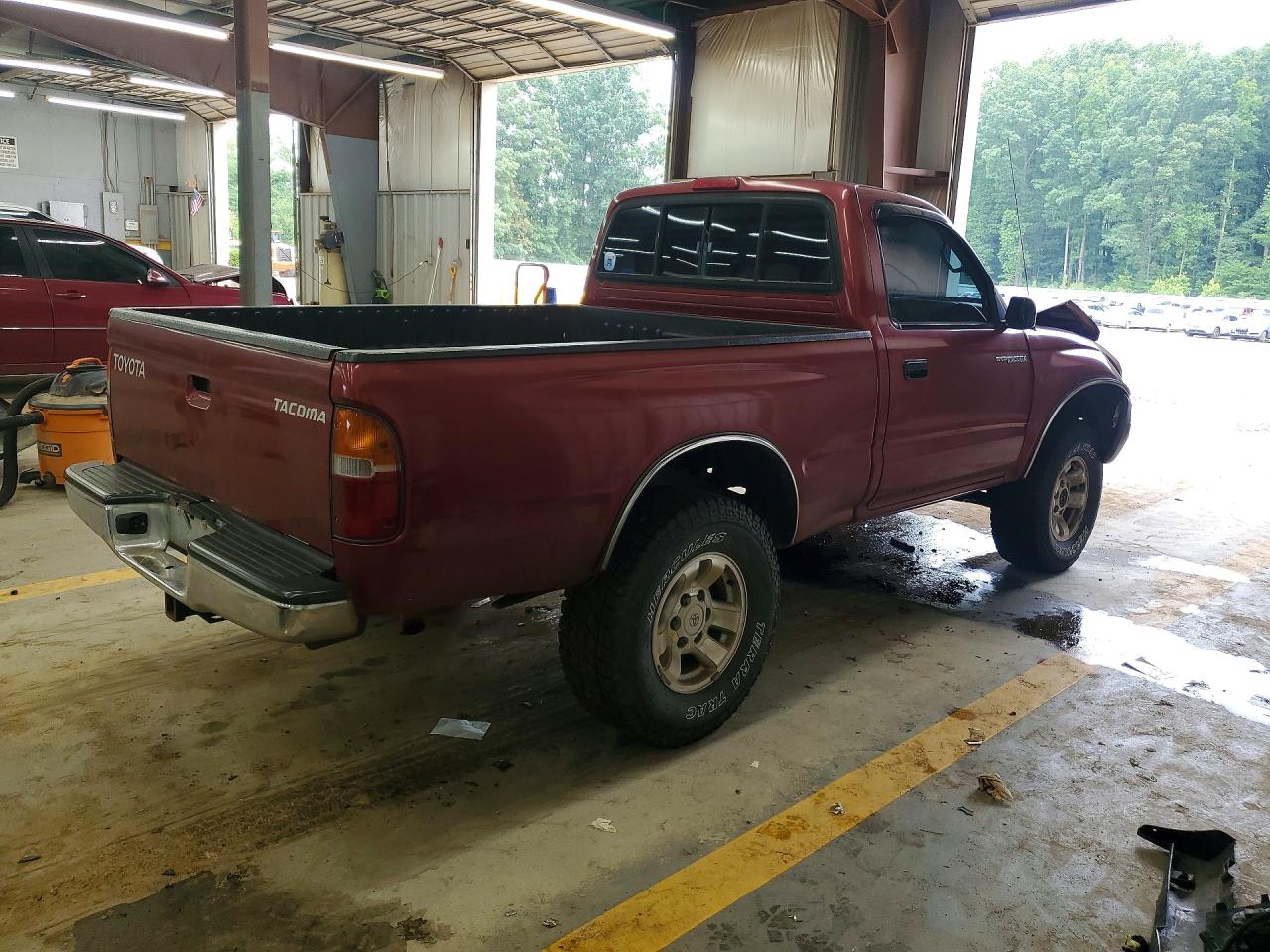 1998 Toyota Tacoma Base Burgundy vin: 4TAPM62N5WZ168490