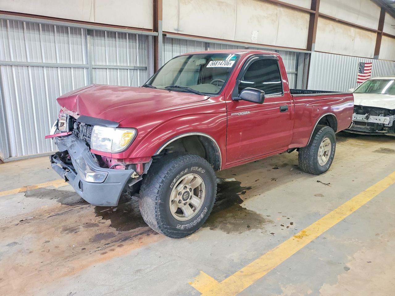 1998 Toyota Tacoma Base Burgundy vin: 4TAPM62N5WZ168490