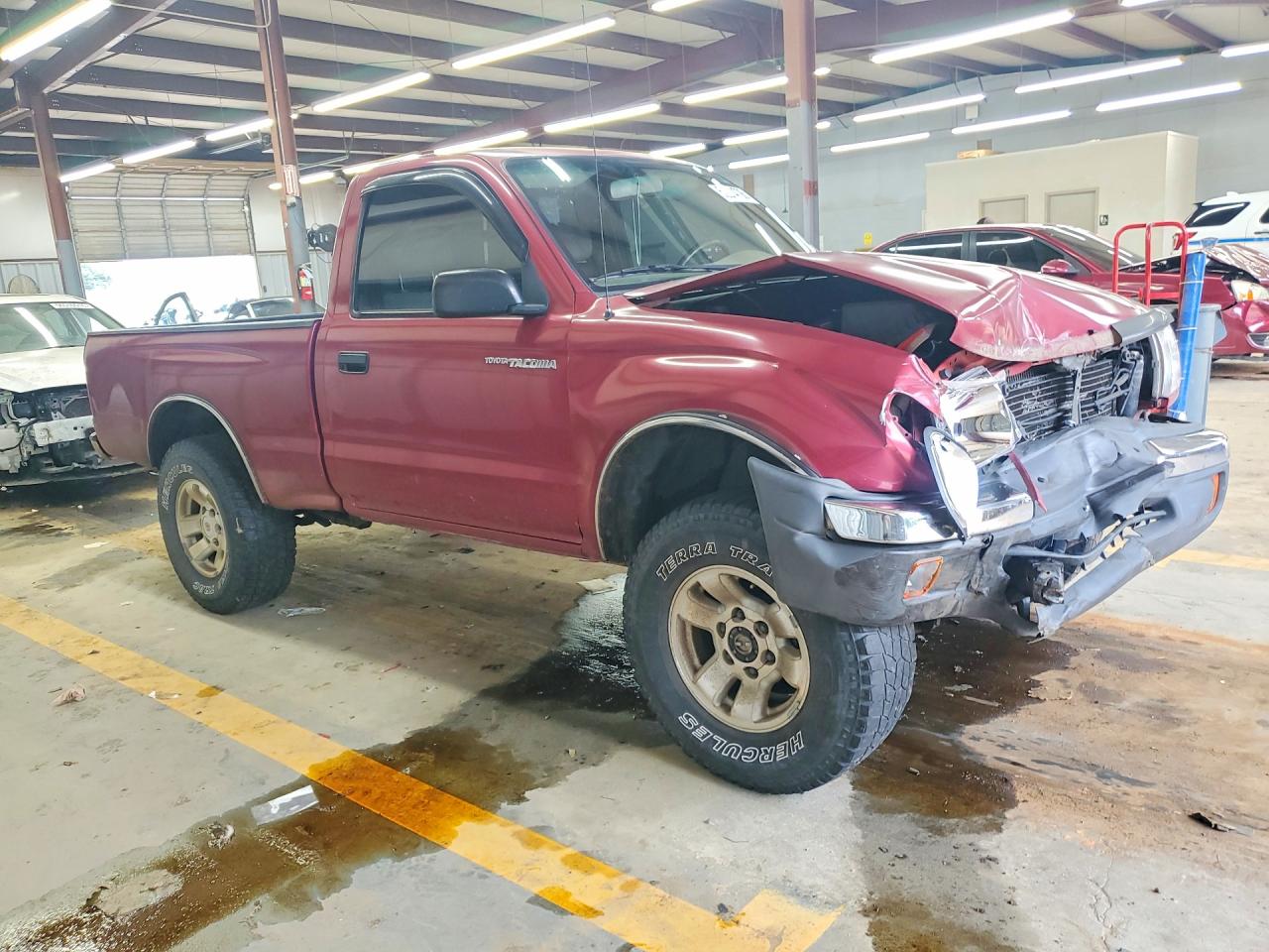 1998 Toyota Tacoma Base Burgundy vin: 4TAPM62N5WZ168490
