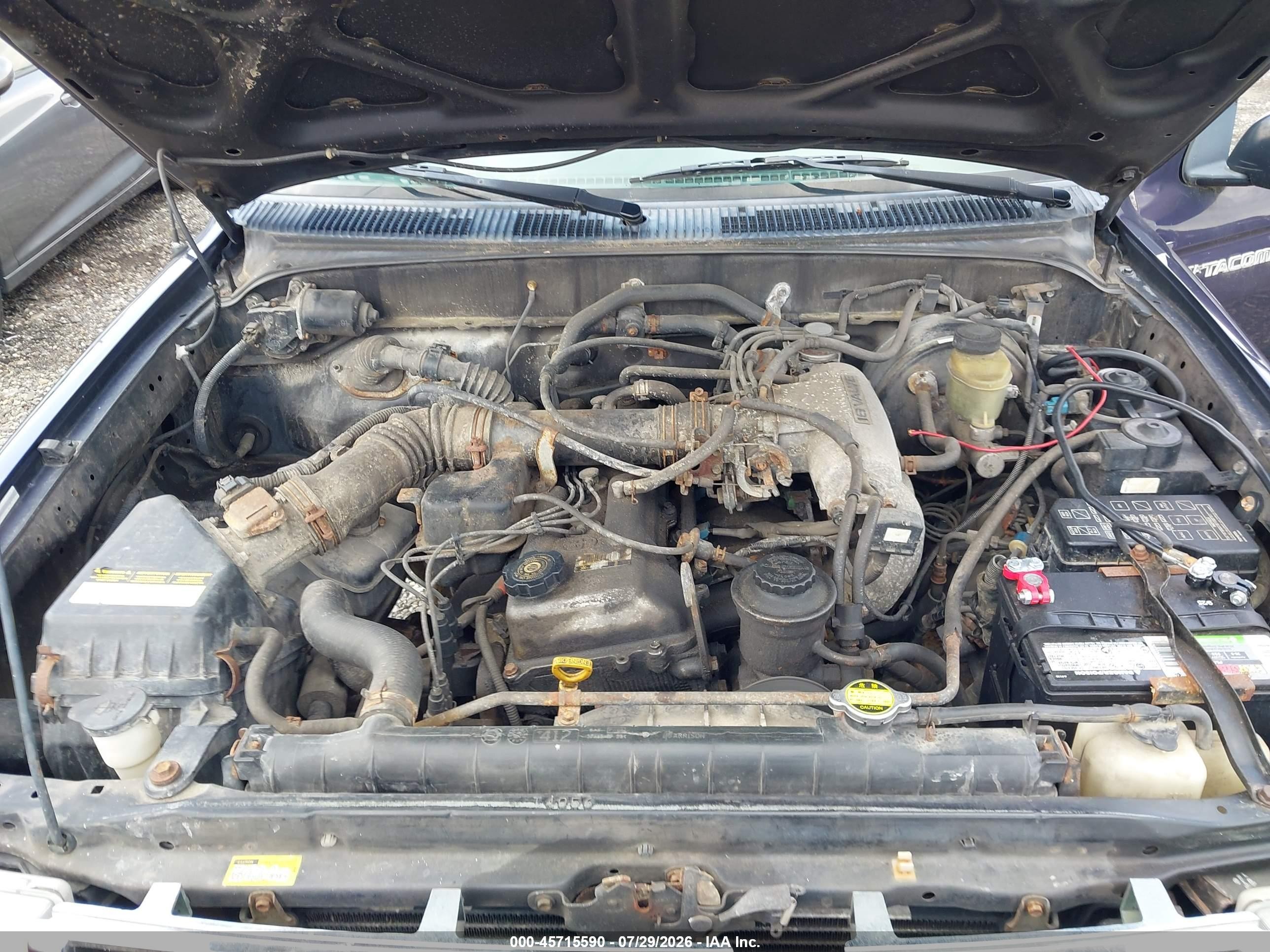 1998 Toyota Tacoma   Фиолетовый vin: 4TAPM62N6WZ127995