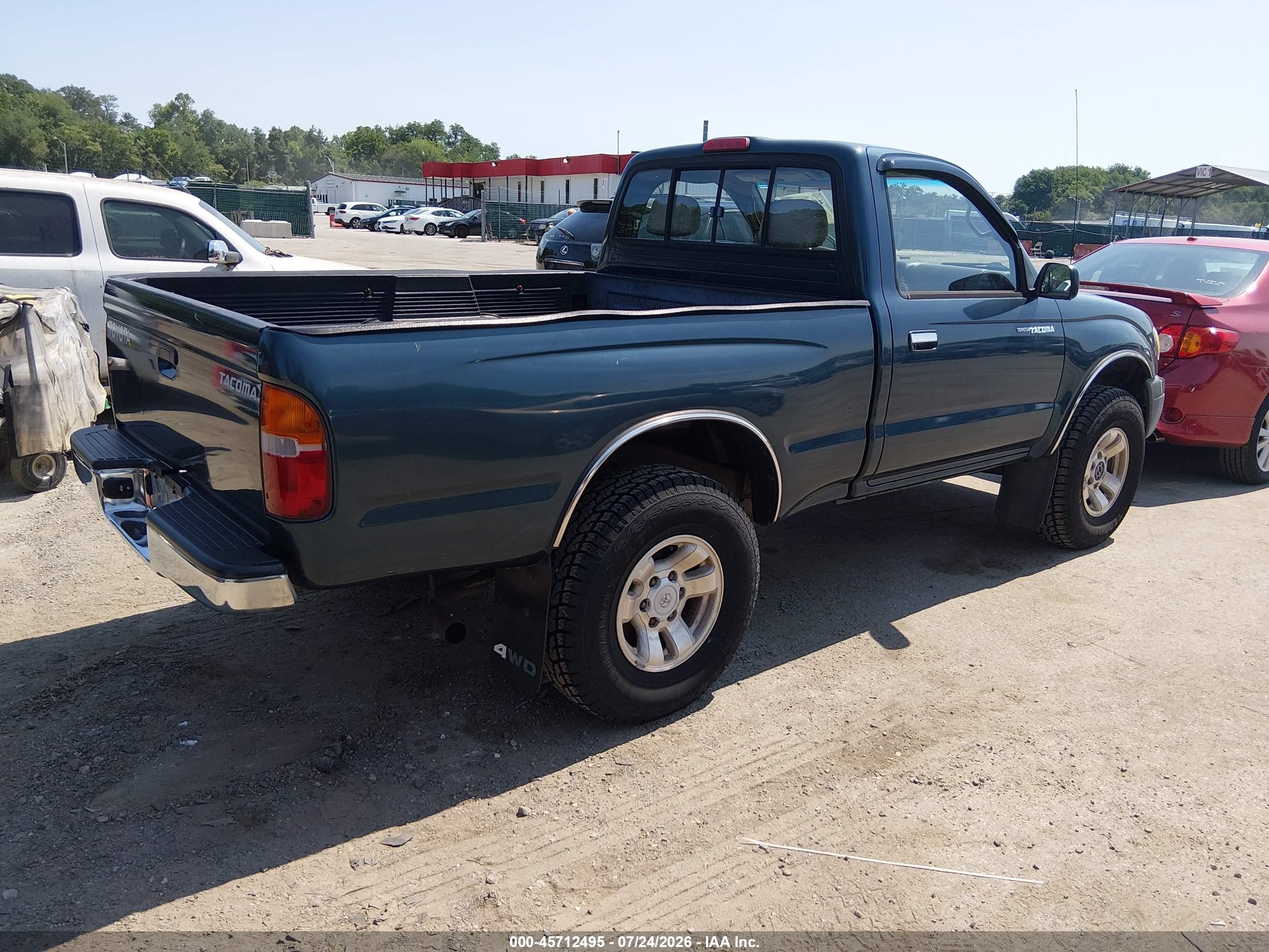 1998 Toyota Tacoma   Green vin: 4TAPM62N7WZ175084