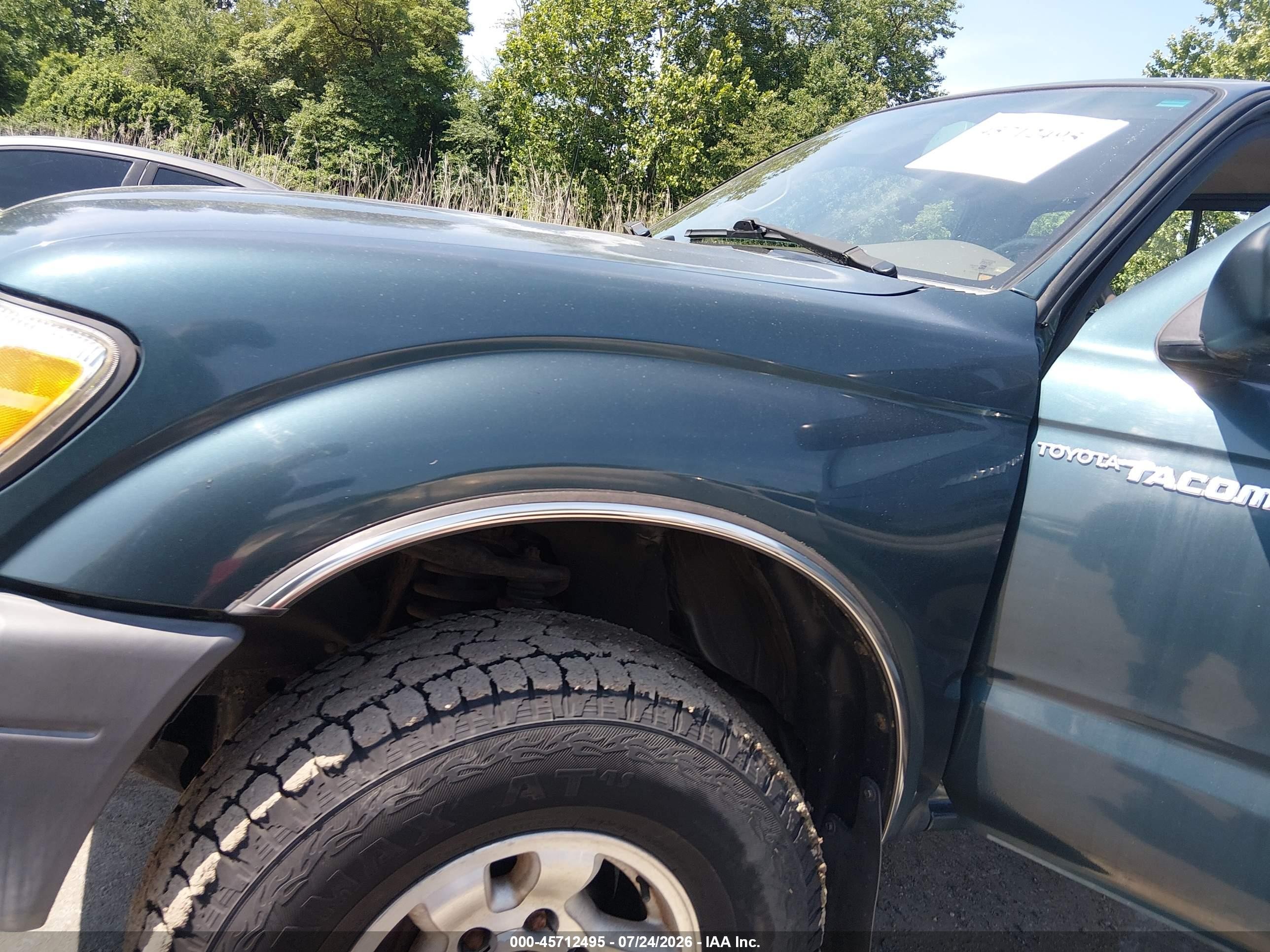 1998 Toyota Tacoma   Green vin: 4TAPM62N7WZ175084