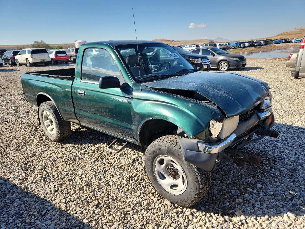 1999 Toyota Tacoma Зеленый vin: 4TAPM62N8XZ457865