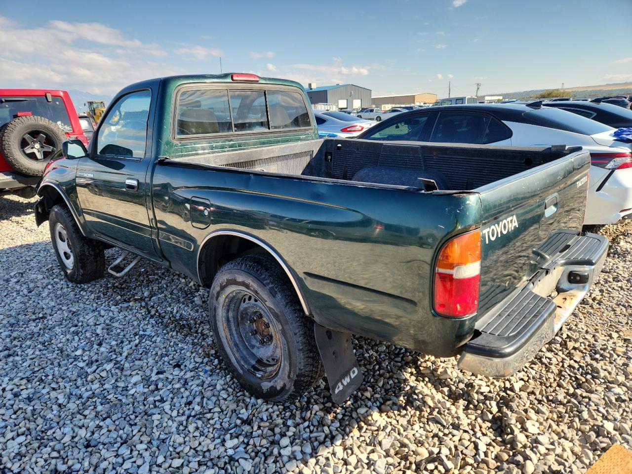 1999 Toyota Tacoma Зеленый vin: 4TAPM62N8XZ457865