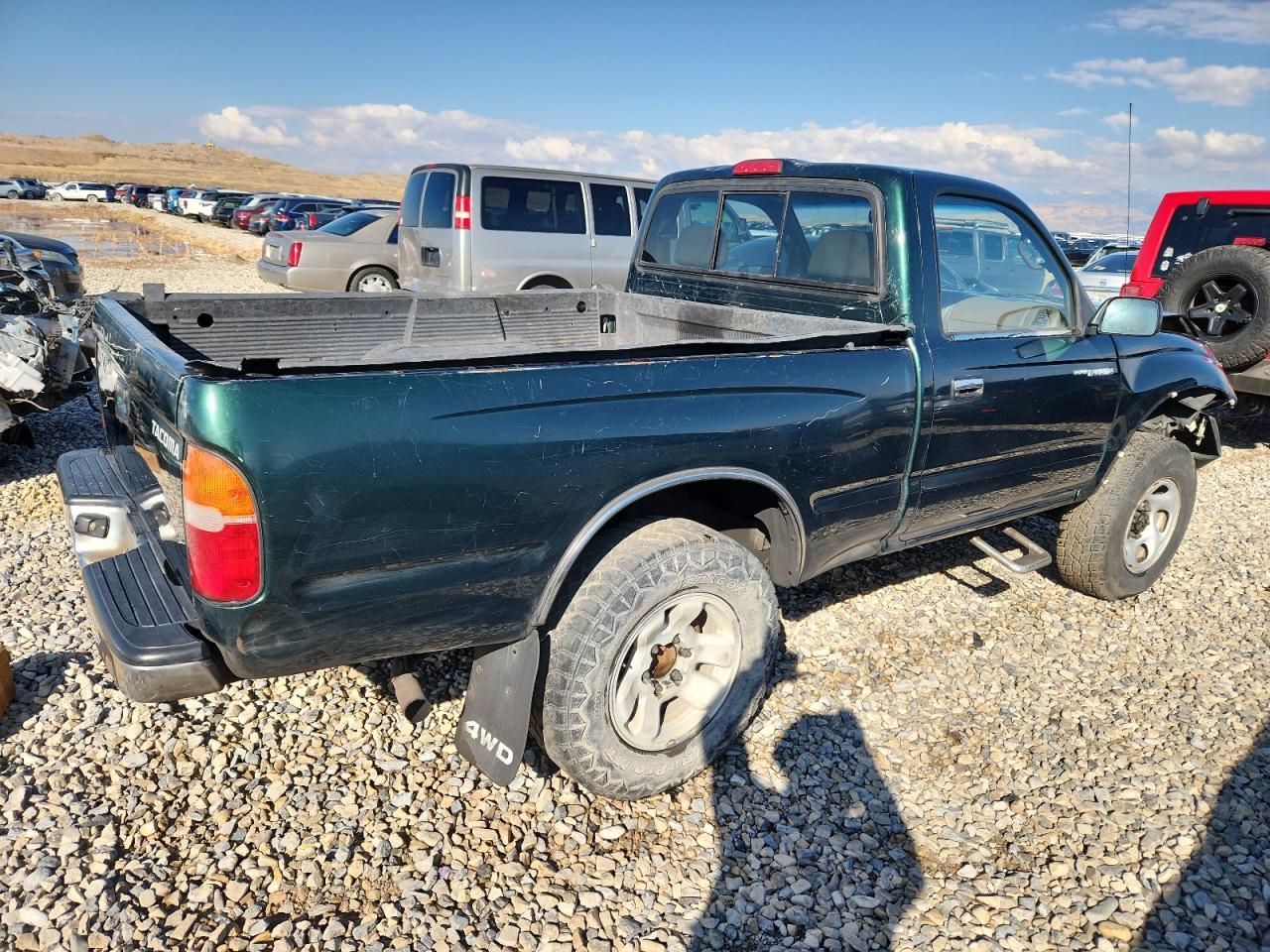 1999 Toyota Tacoma Зеленый vin: 4TAPM62N8XZ457865