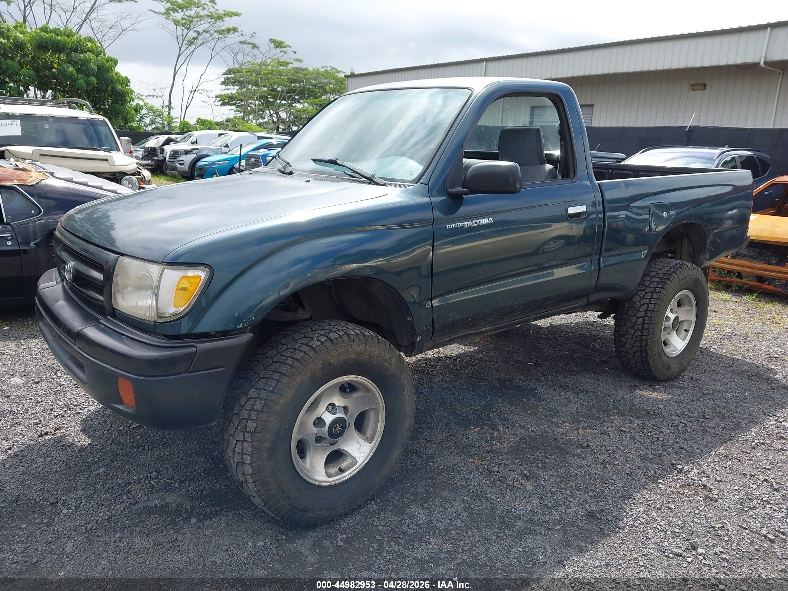 1998 Toyota Tacoma   Green vin: 4TAPM62N9WZ066108