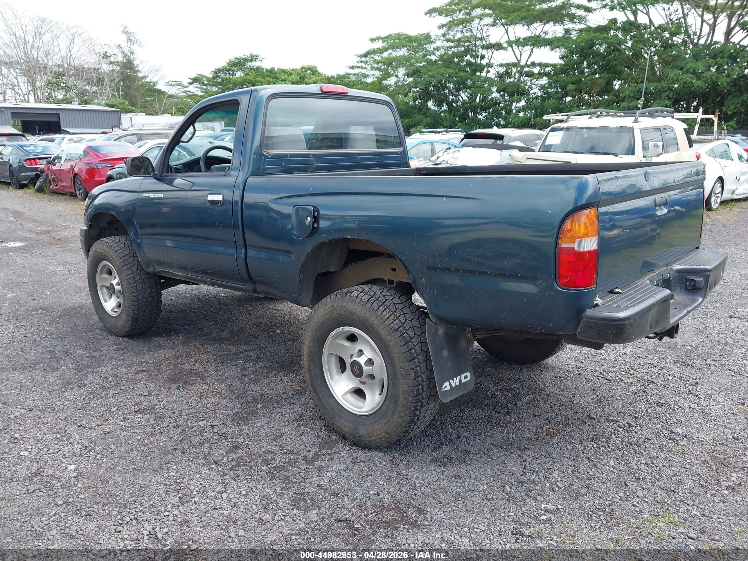 1998 Toyota Tacoma   Green vin: 4TAPM62N9WZ066108