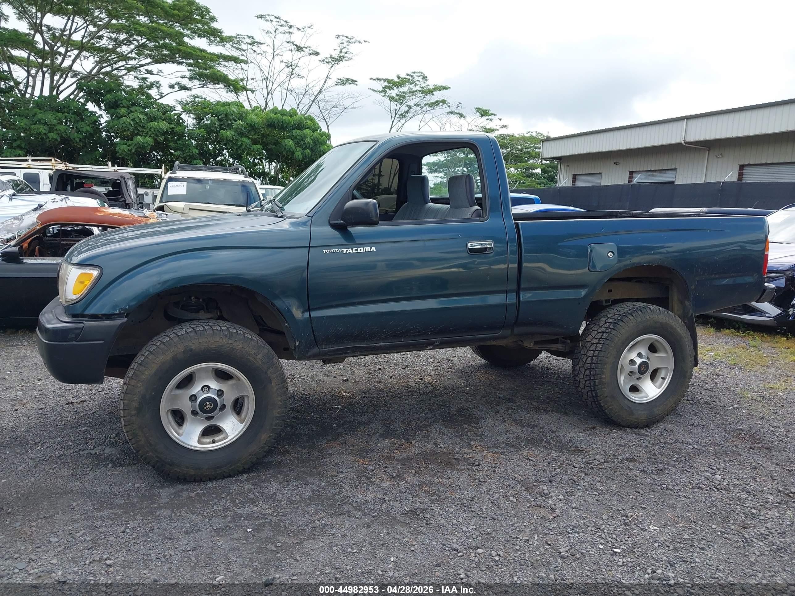 1998 Toyota Tacoma   Green vin: 4TAPM62N9WZ066108