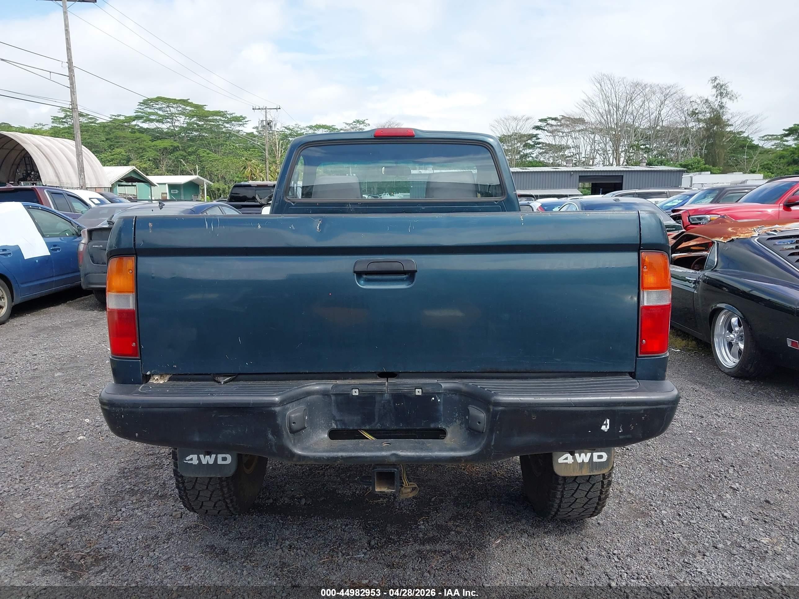 1998 Toyota Tacoma   Green vin: 4TAPM62N9WZ066108