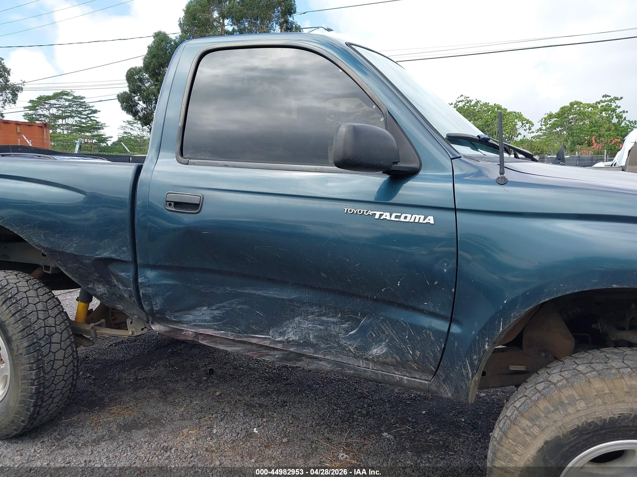 1998 Toyota Tacoma   Green vin: 4TAPM62N9WZ066108