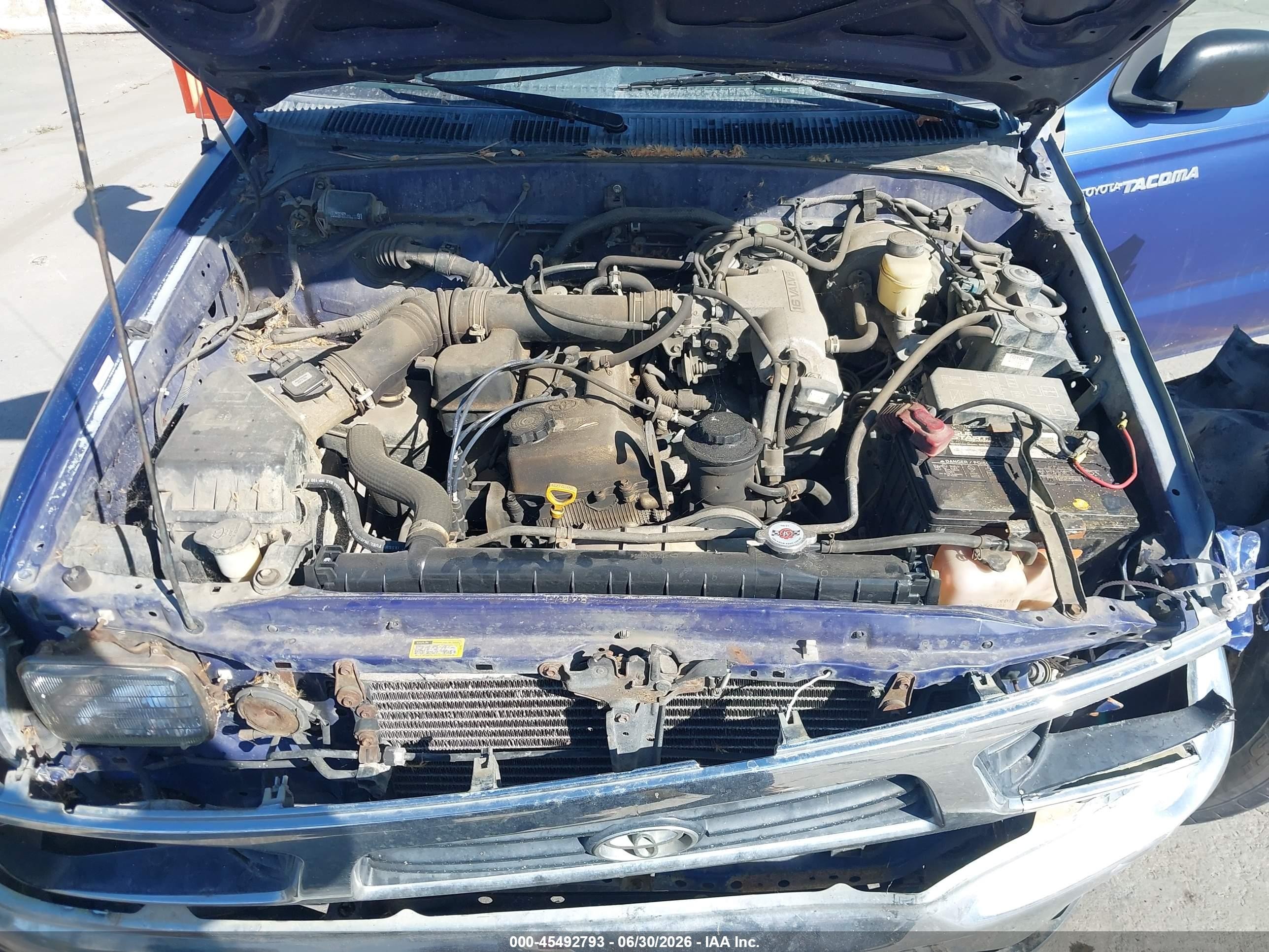 1997 Toyota Tacoma   Синий vin: 4TAPM62NXVZ317152