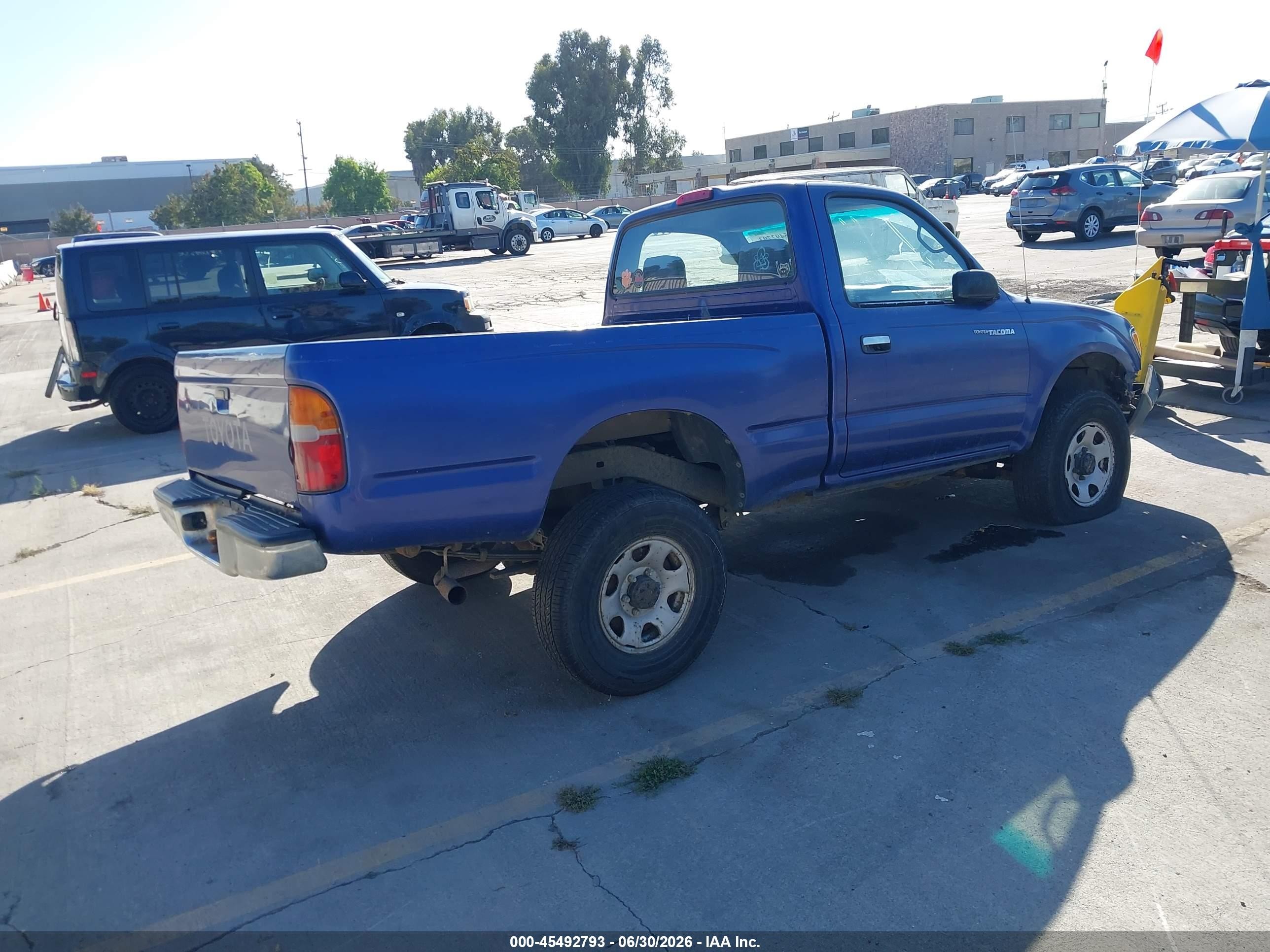 1997 Toyota Tacoma   Синий vin: 4TAPM62NXVZ317152