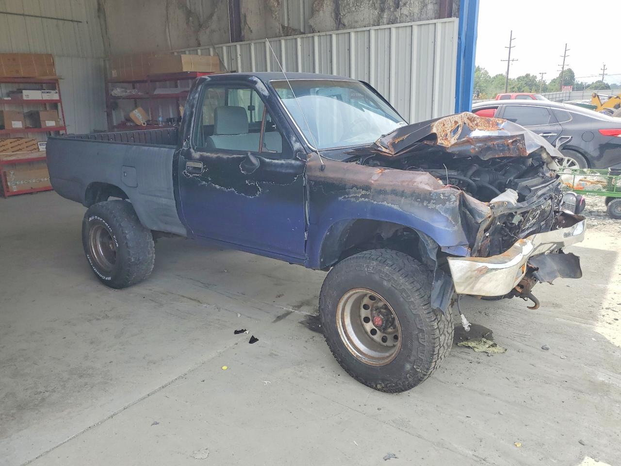 1993 Toyota Pickup 1/2 Ton Short Wheelbase Dx Черный vin: 4TARN01P0PZ054212