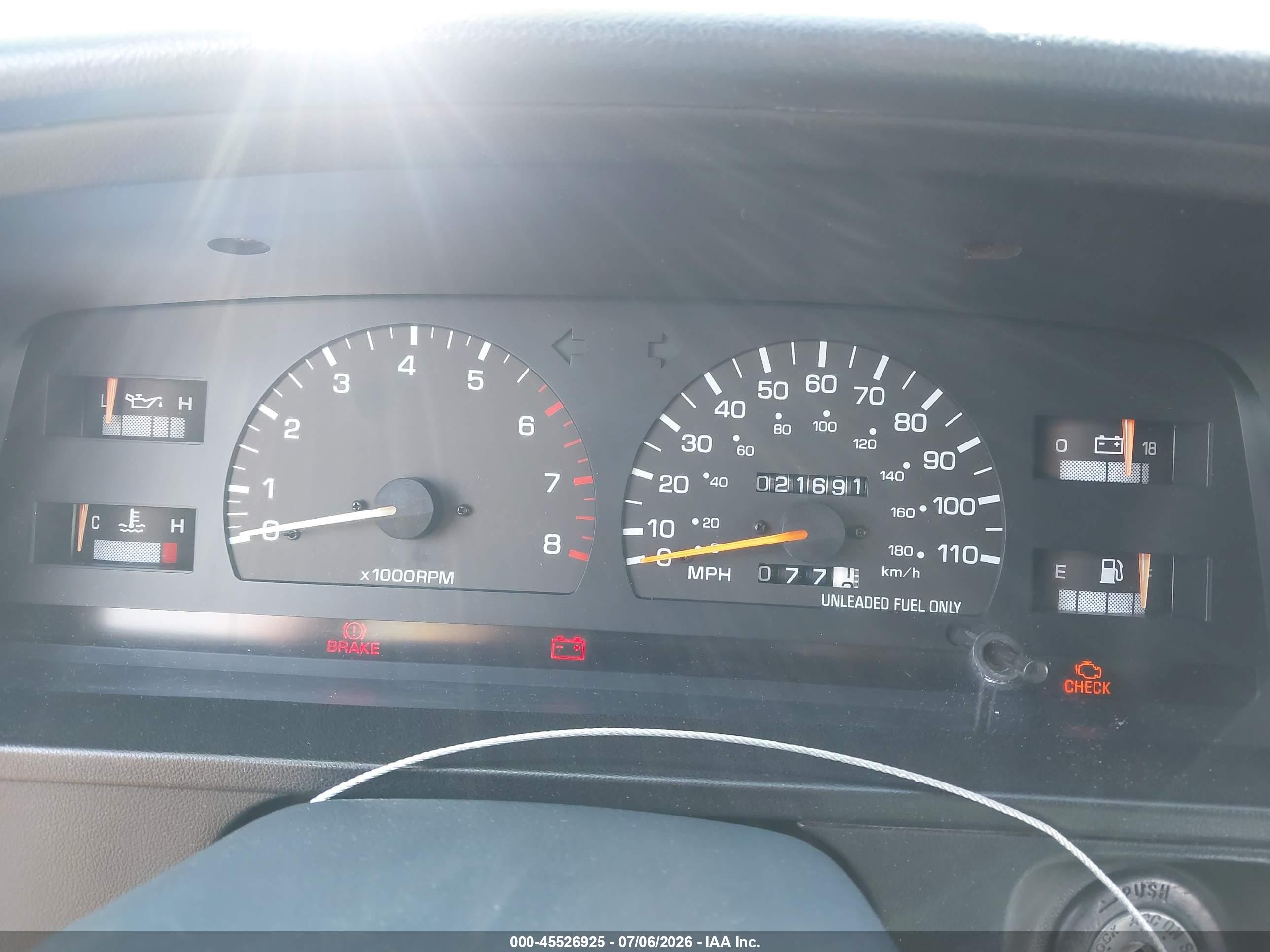 1993 Toyota Pickup 1/2 Ton Short Whlbse Dx Dark Blue vin: 4TARN01P1PZ058673