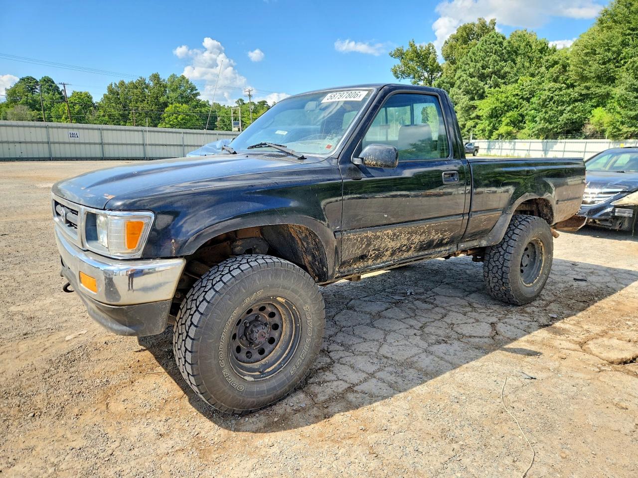 1994 Toyota Pickup Black vin: 4TARN01P7RZ178111