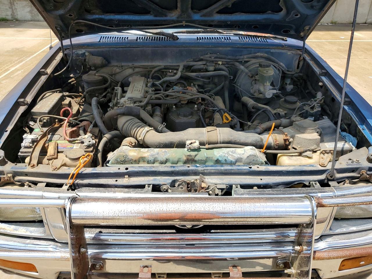 1993 Toyota Pickup Deluxe Blue vin: 4TARN01P9PZ136374