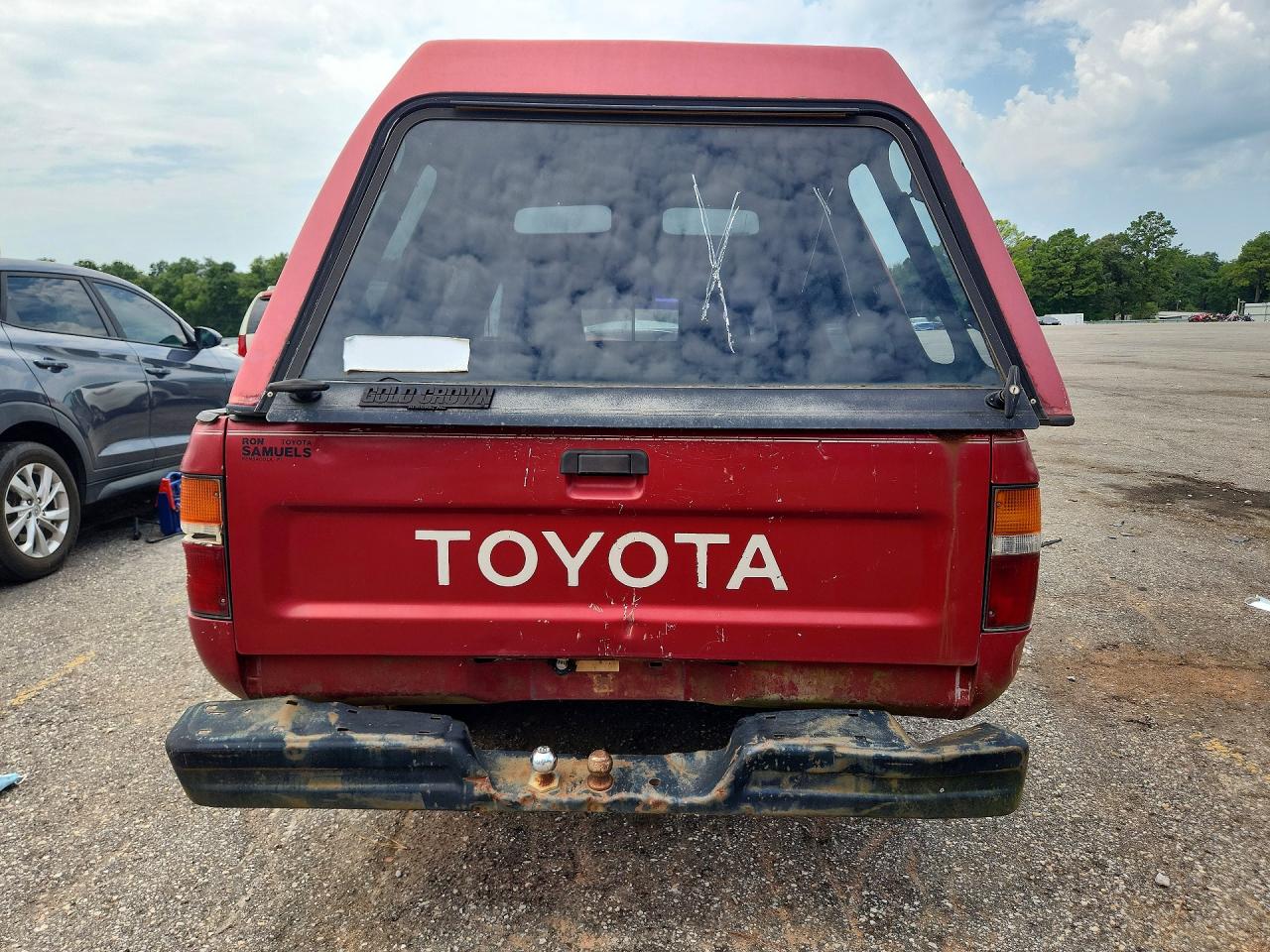 1994 Toyota Pickup 1/2 Ton Short Wheelbase Stb Burgundy vin: 4TARN81A0RZ176937