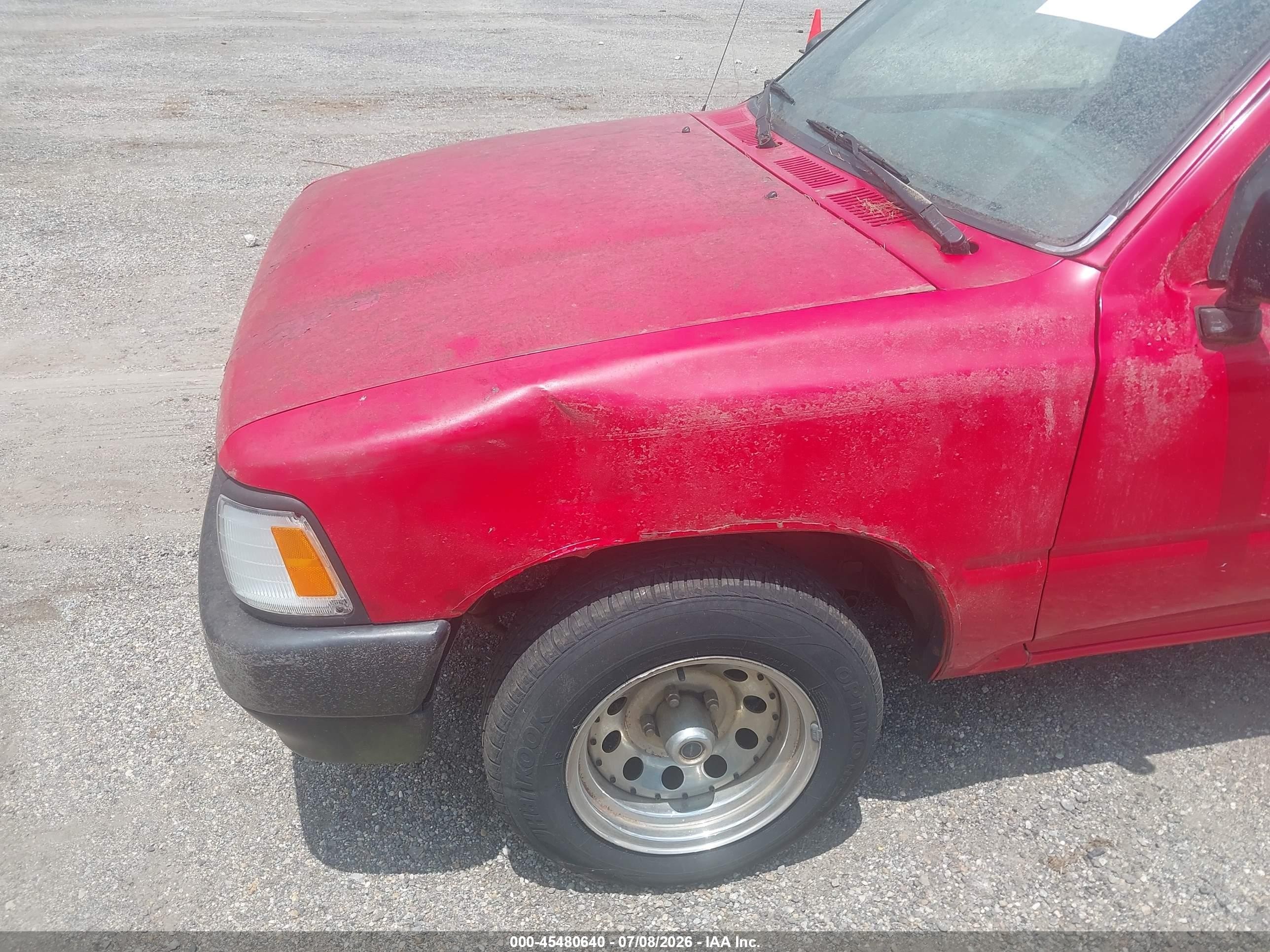 1995 Toyota Pickup 1/2 Ton Short Whlbase Stb Red vin: 4TARN81A0SZ326227