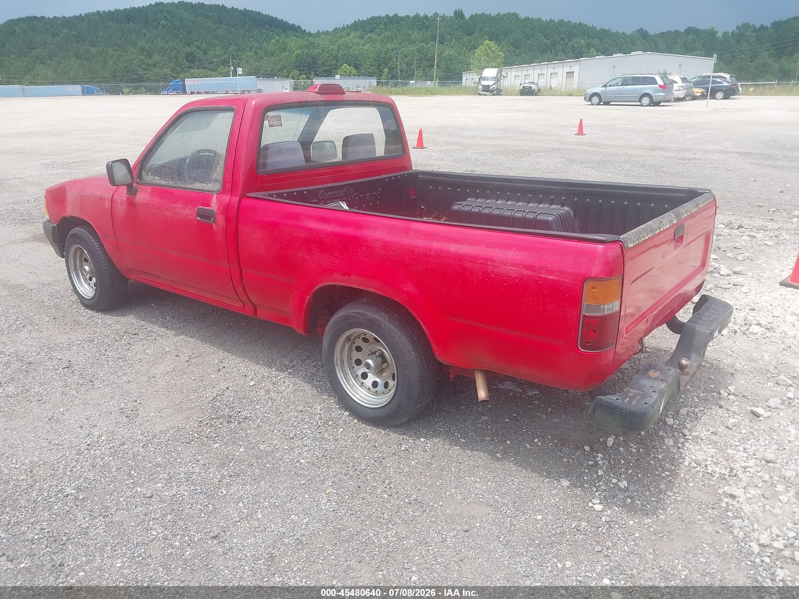 1995 Toyota Pickup 1/2 Ton Short Whlbase Stb Red vin: 4TARN81A0SZ326227