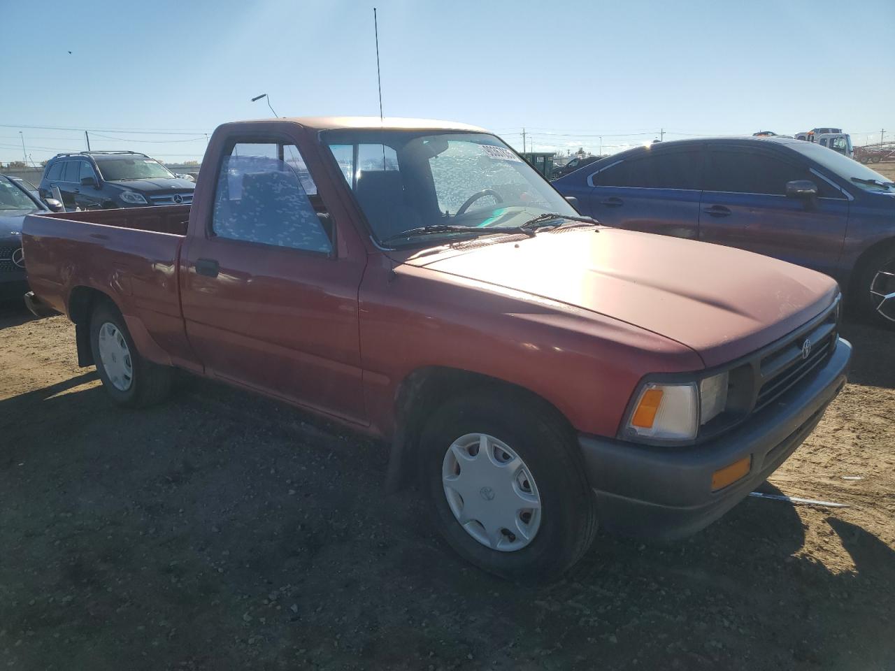 1993 Toyota Pickup 1/2 Ton Short Wheelbase Stb Red vin: 4TARN81A1PZ115030