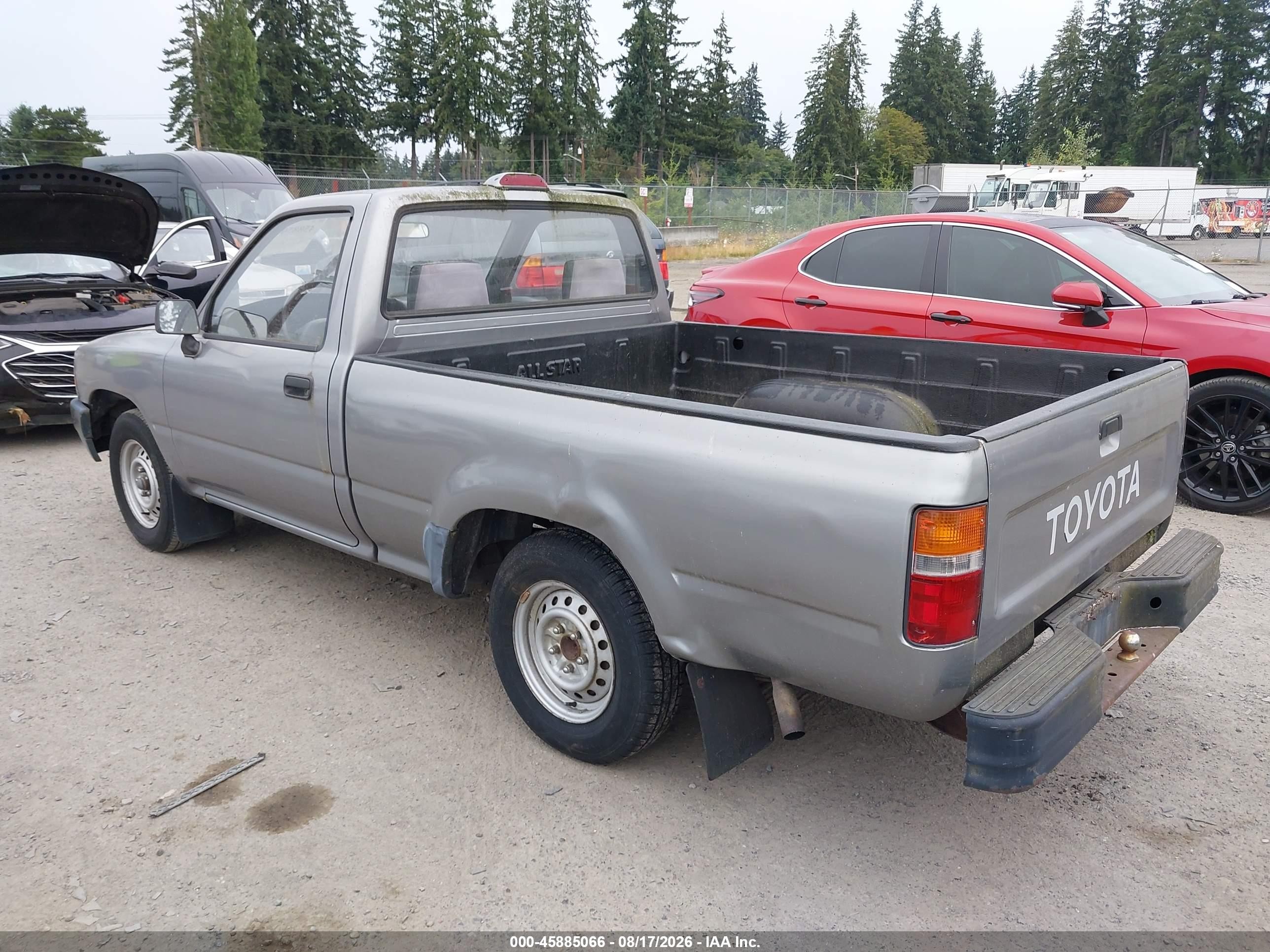1994 Toyota Pickup 1/2 Ton Short Whlbase Stb Gray vin: 4TARN81A3RZ301719