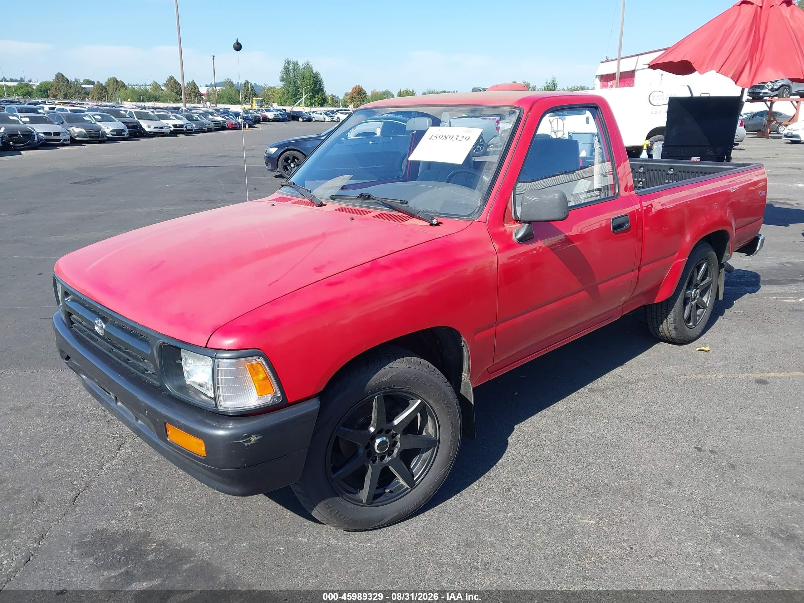 1994 Toyota Pickup 1/2 Ton Short Whlbase Stb Red vin: 4TARN81A4RZ281285