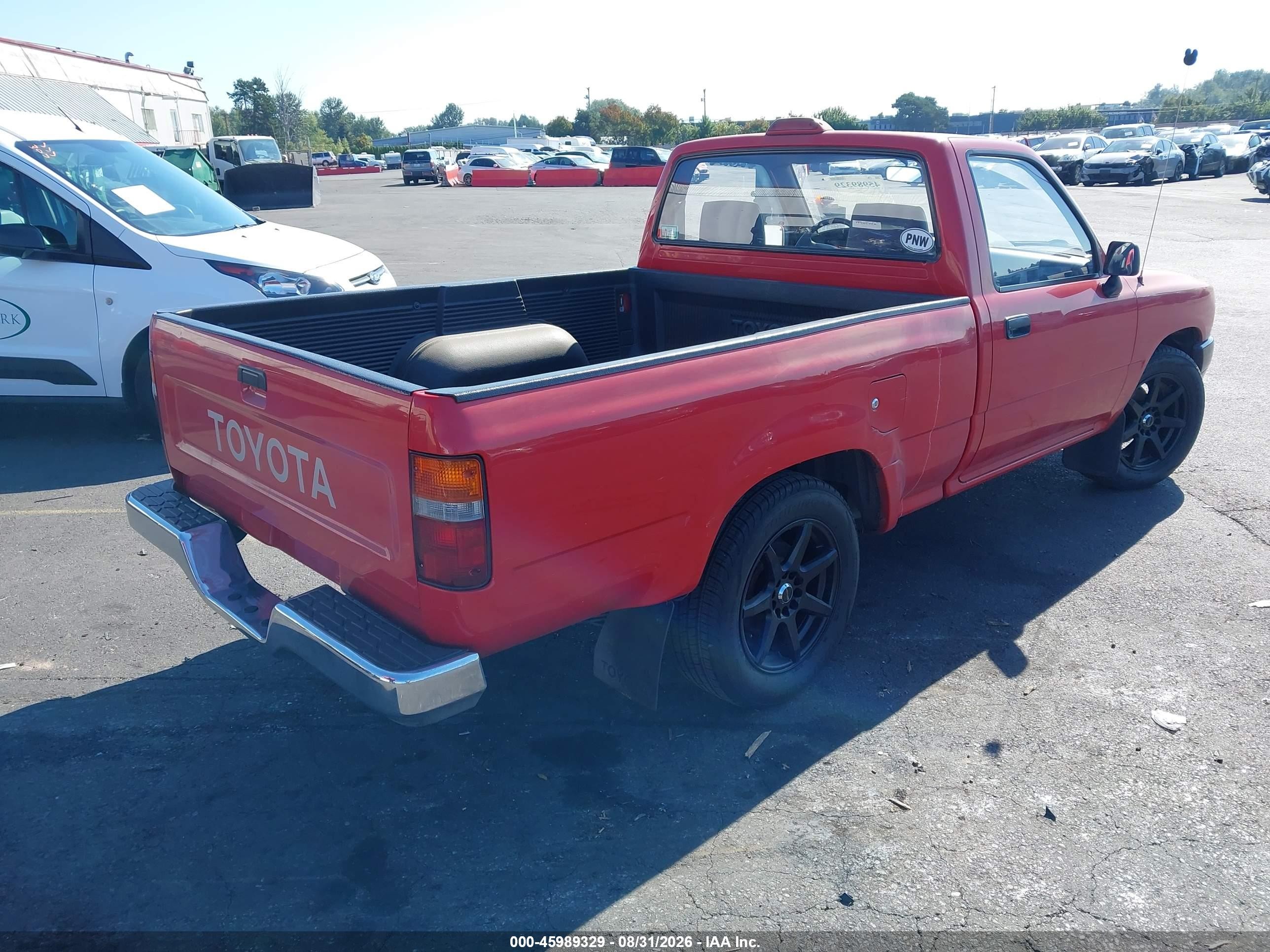1994 Toyota Pickup 1/2 Ton Short Whlbase Stb Red vin: 4TARN81A4RZ281285