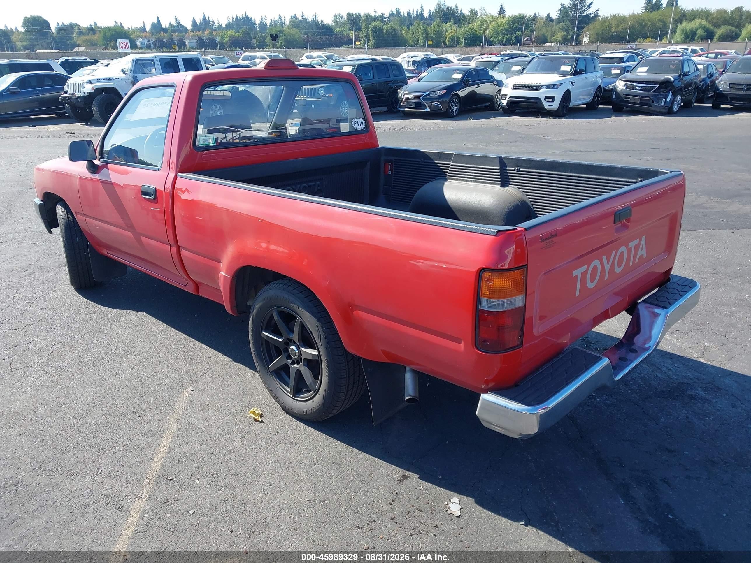 1994 Toyota Pickup 1/2 Ton Short Whlbase Stb Red vin: 4TARN81A4RZ281285