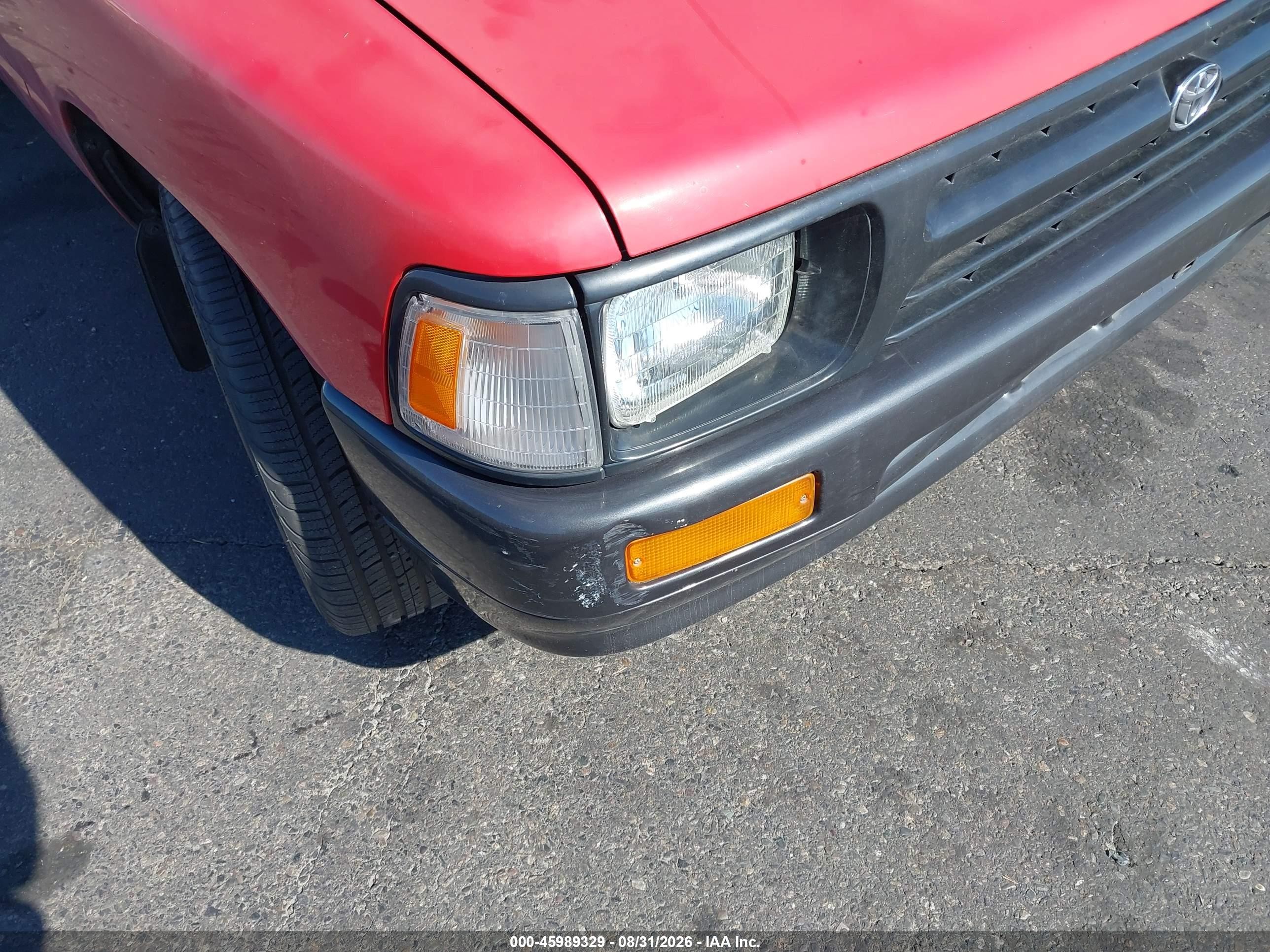 1994 Toyota Pickup 1/2 Ton Short Whlbase Stb Red vin: 4TARN81A4RZ281285