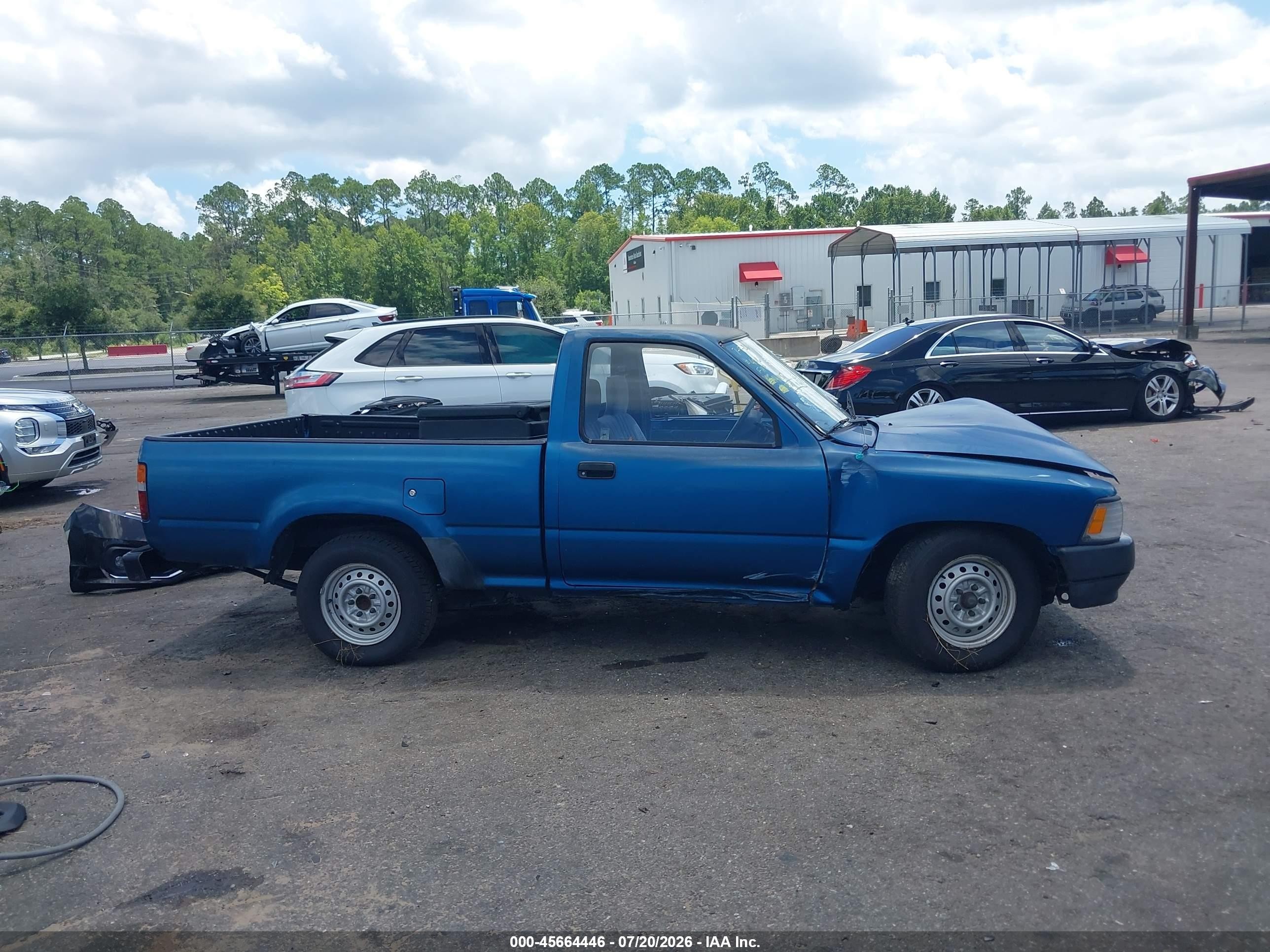 1993 Toyota Pickup 1/2 Ton Short Whlbase Stb Blue vin: 4TARN81A7PZ141857