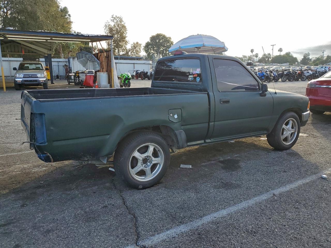 1995 Toyota Pickup 1/2 Ton Short Wheelbase Stb Зеленый vin: 4TARN81A7SZ317539