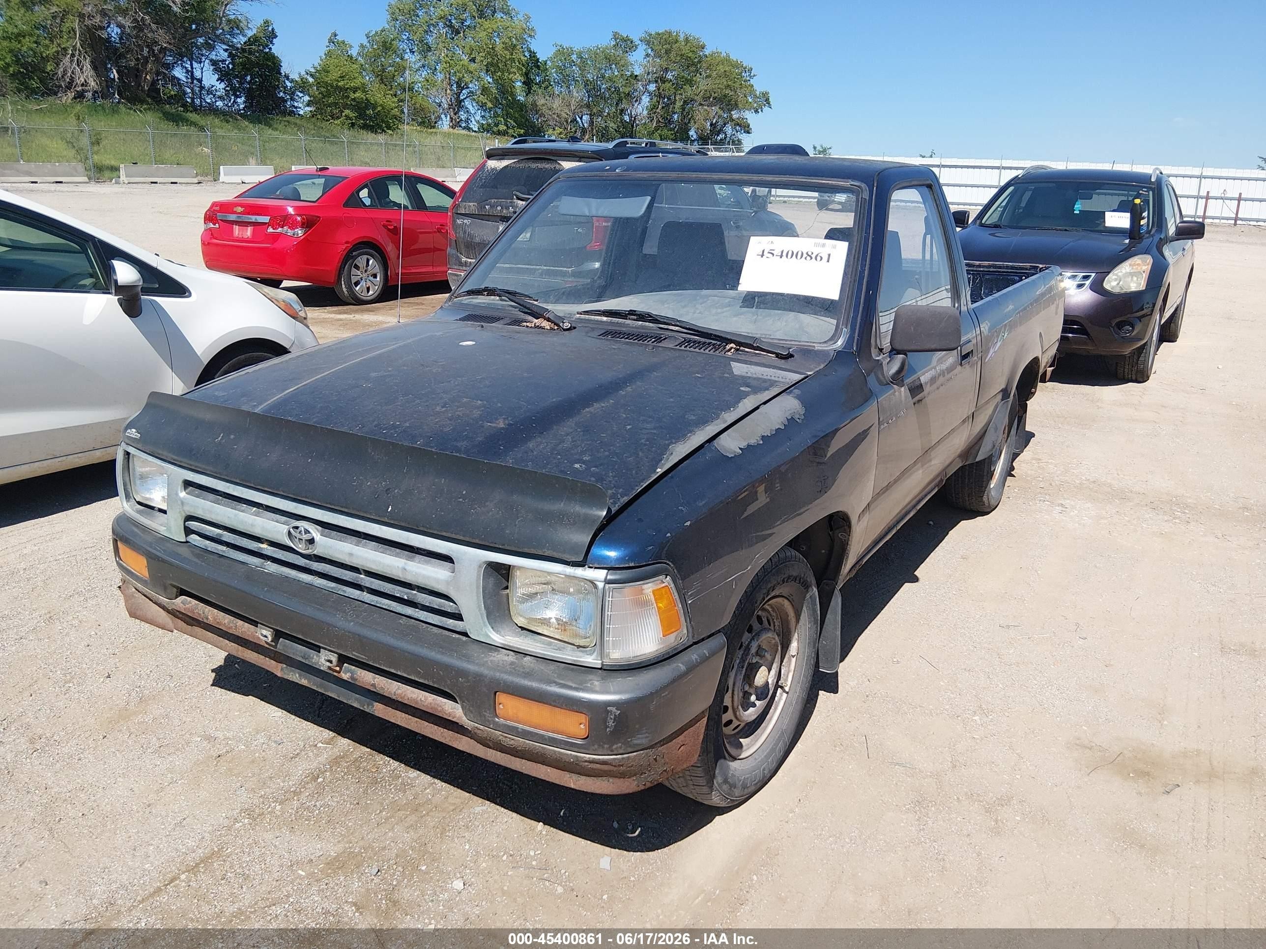 1995 Toyota Pickup 1/2 Ton Short Whlbase Stb Dark Blue vin: 4TARN81A7SZ319839